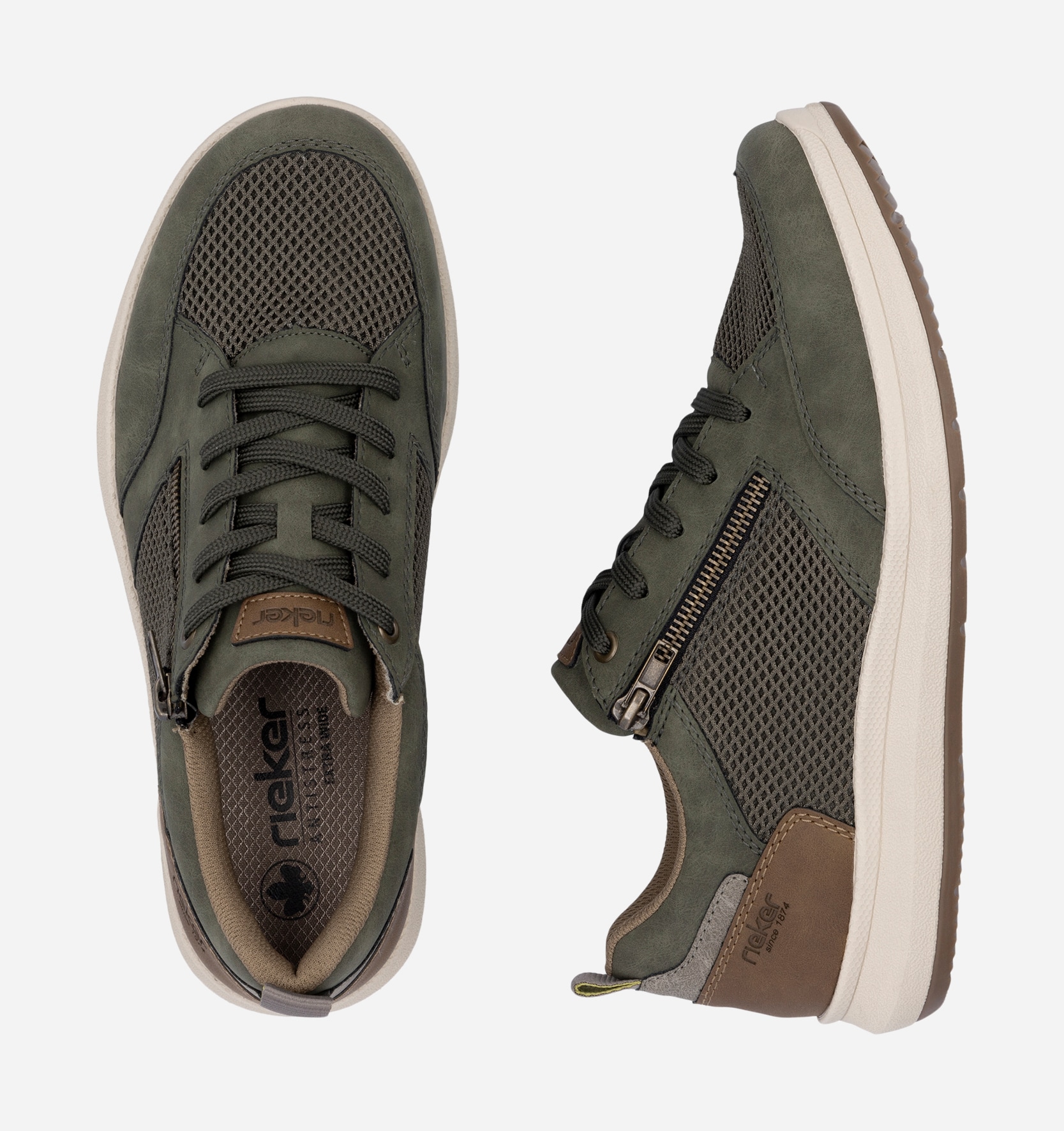 RIEKER, Sneakers Gröna