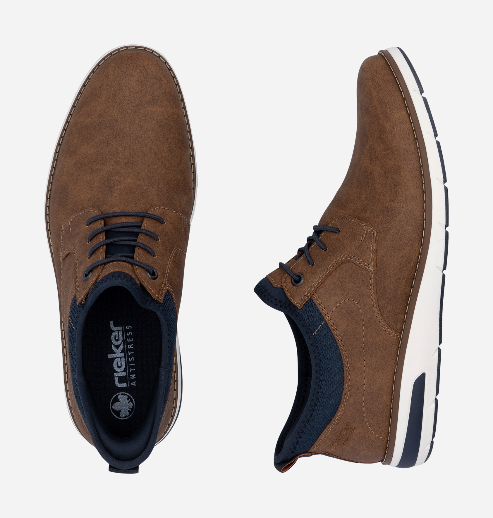 RIEKER, Snörskor Bruna