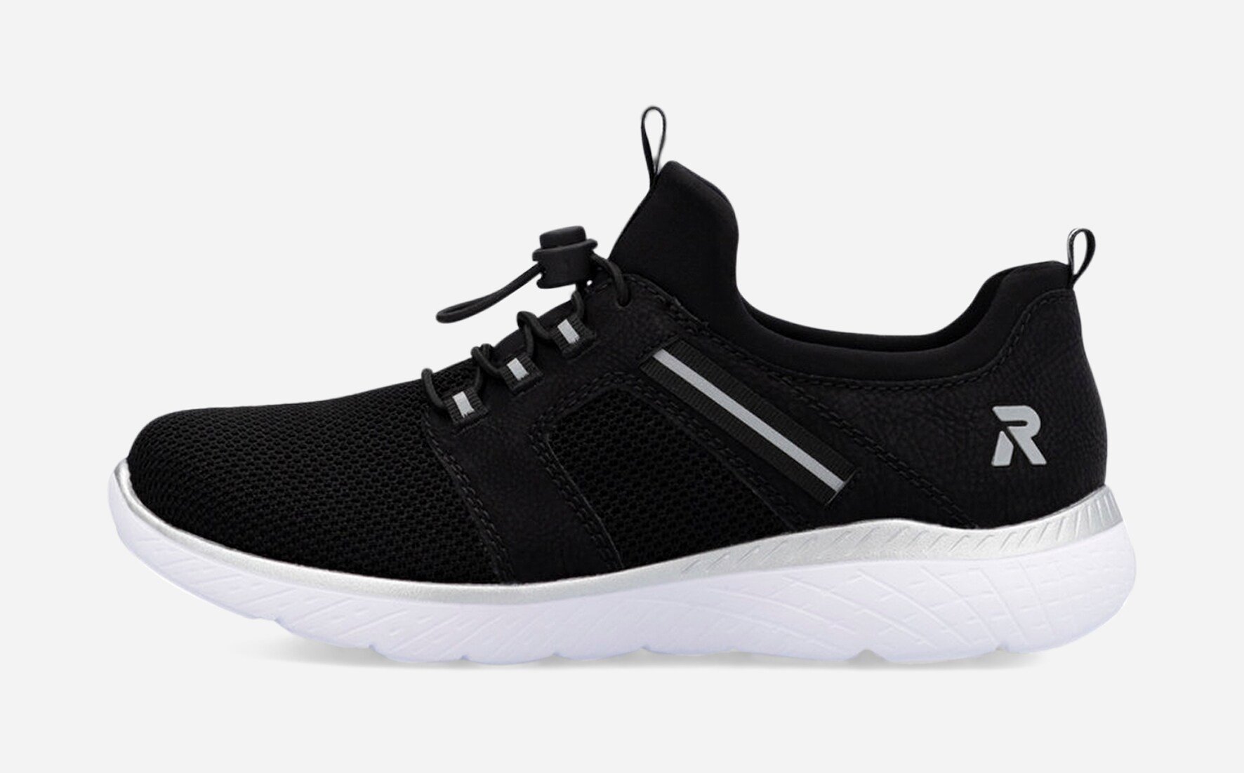 RIEKER, Sock sneakers Svarta