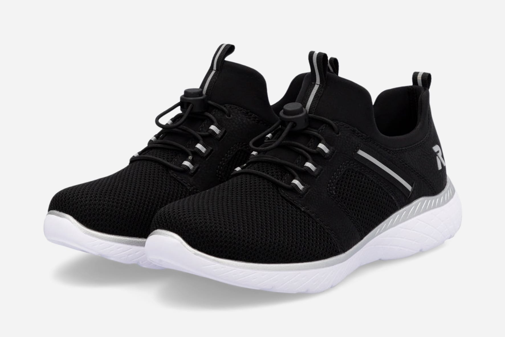 RIEKER, Sock sneakers Svarta