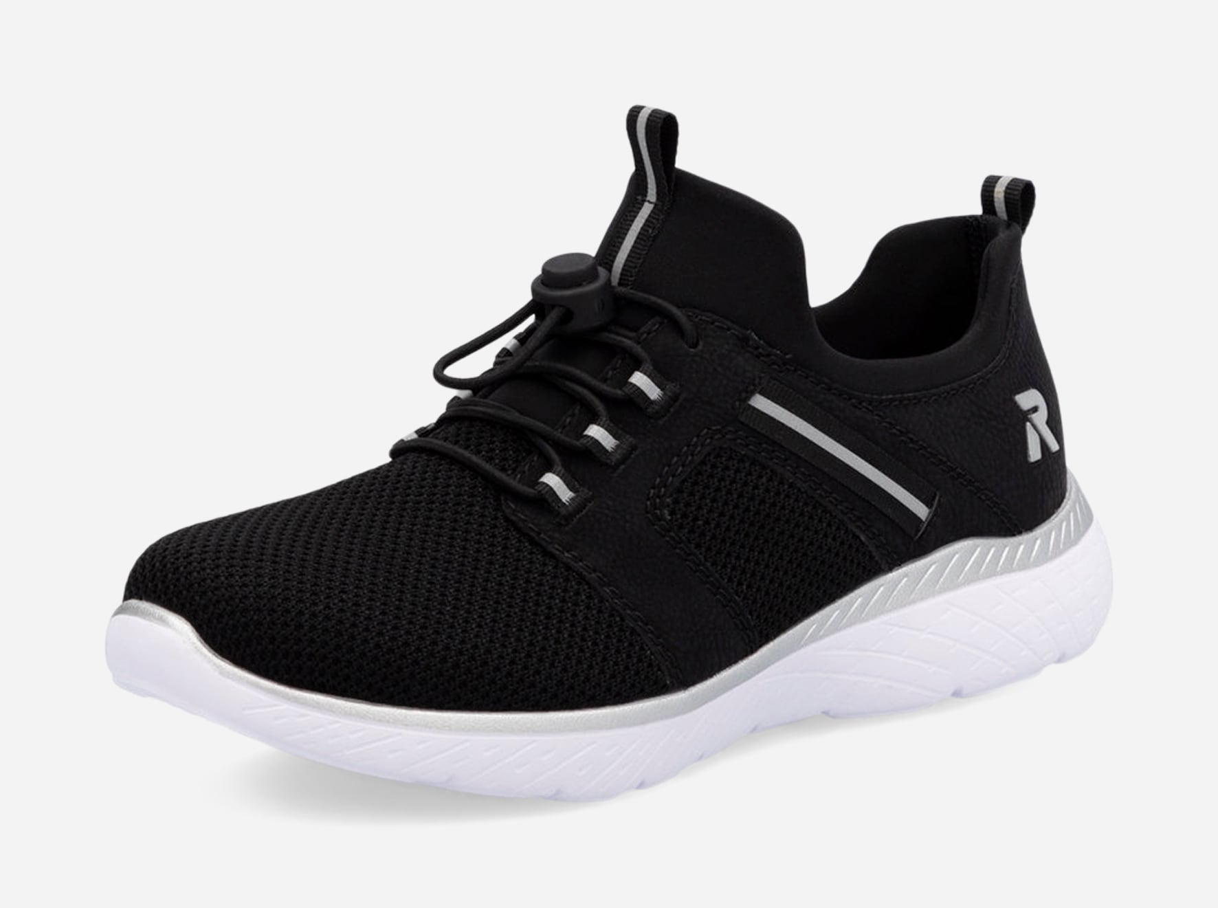 RIEKER, Sock sneakers Svarta
