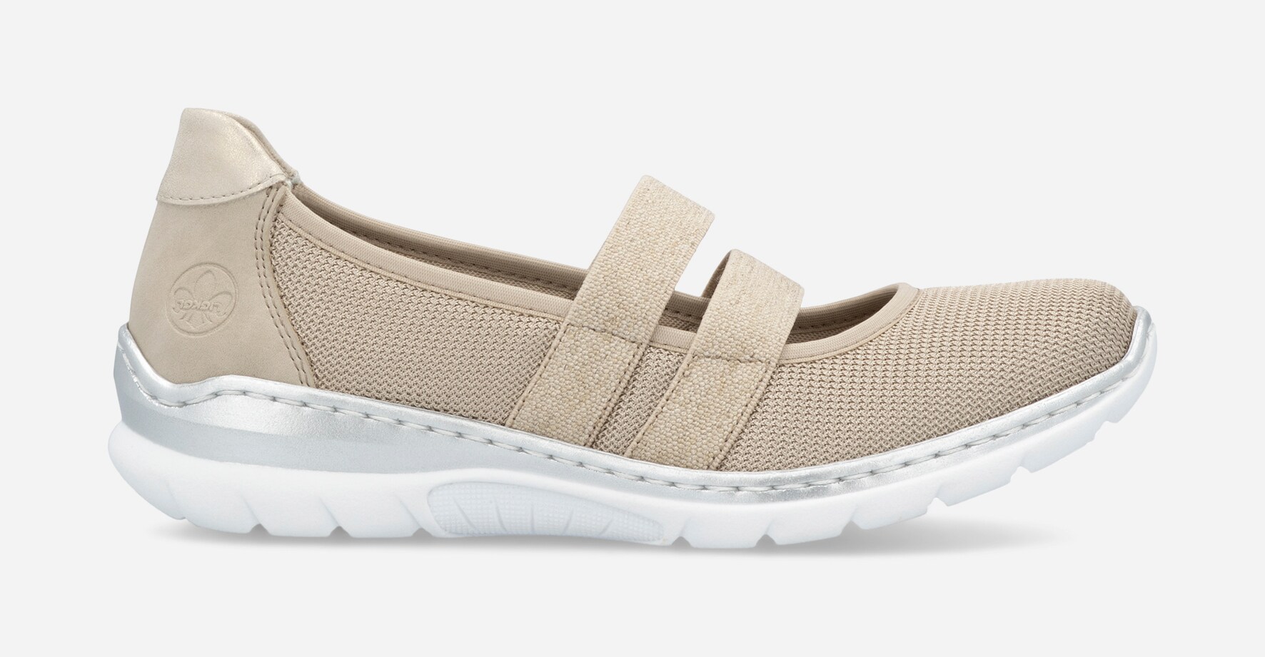 RIEKER, Ballerinaskor Beigea