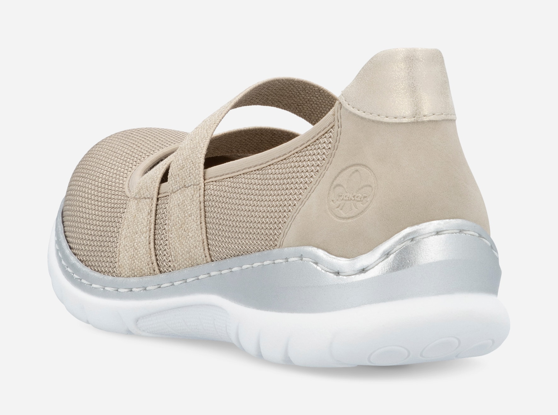 RIEKER, Ballerinaskor Beigea