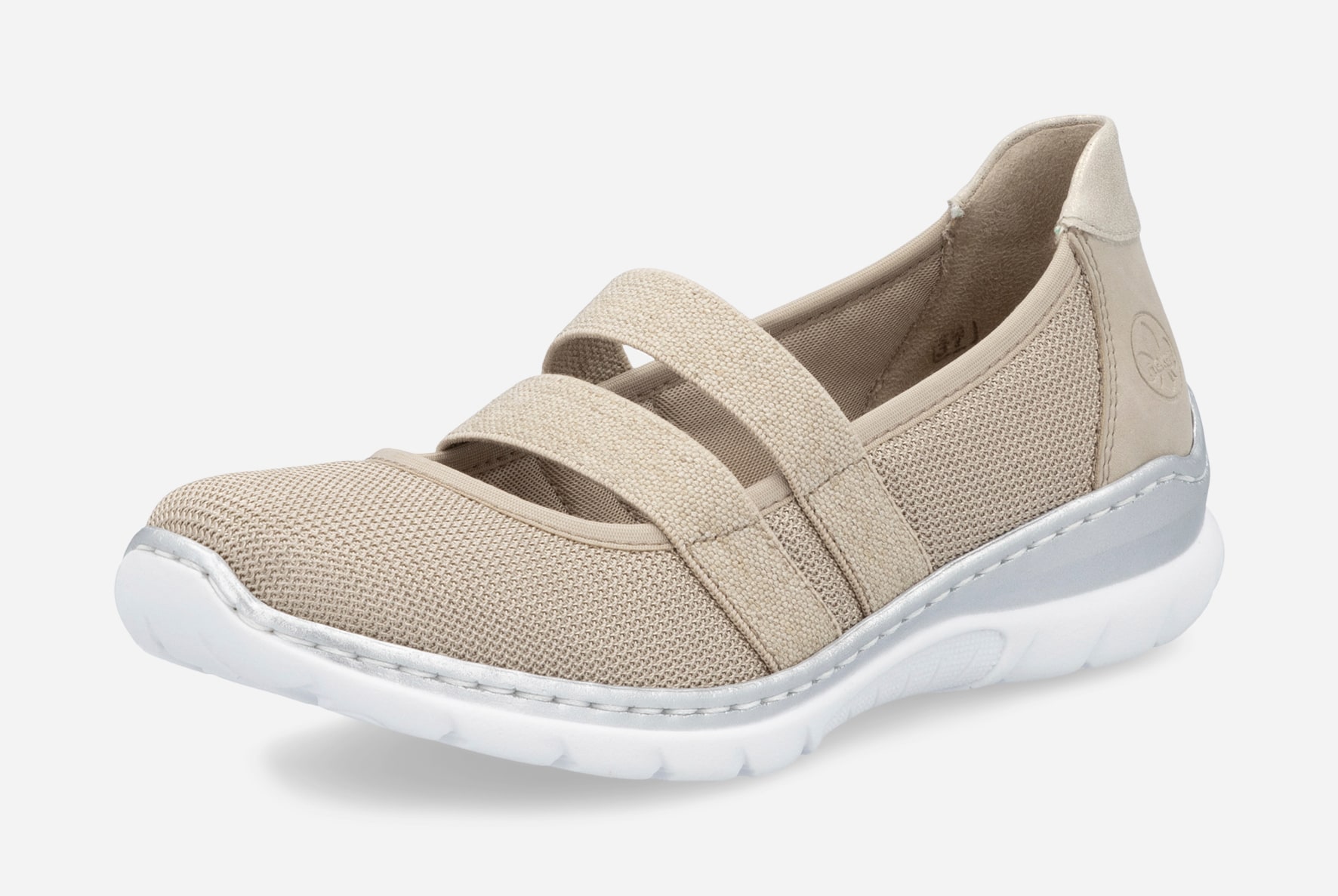 RIEKER, Ballerinaskor Beigea