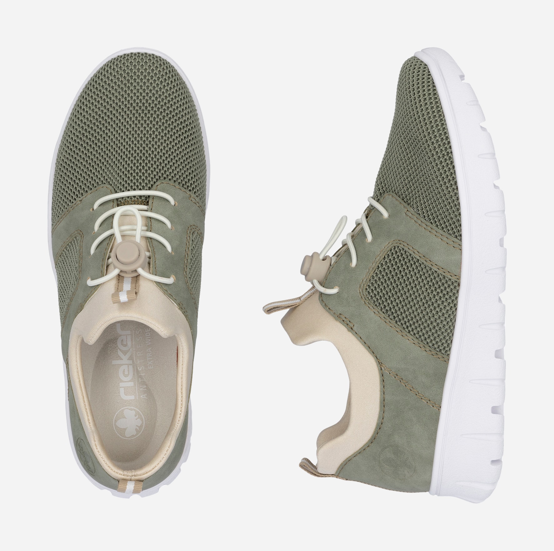 RIEKER, Sneakers Gröna