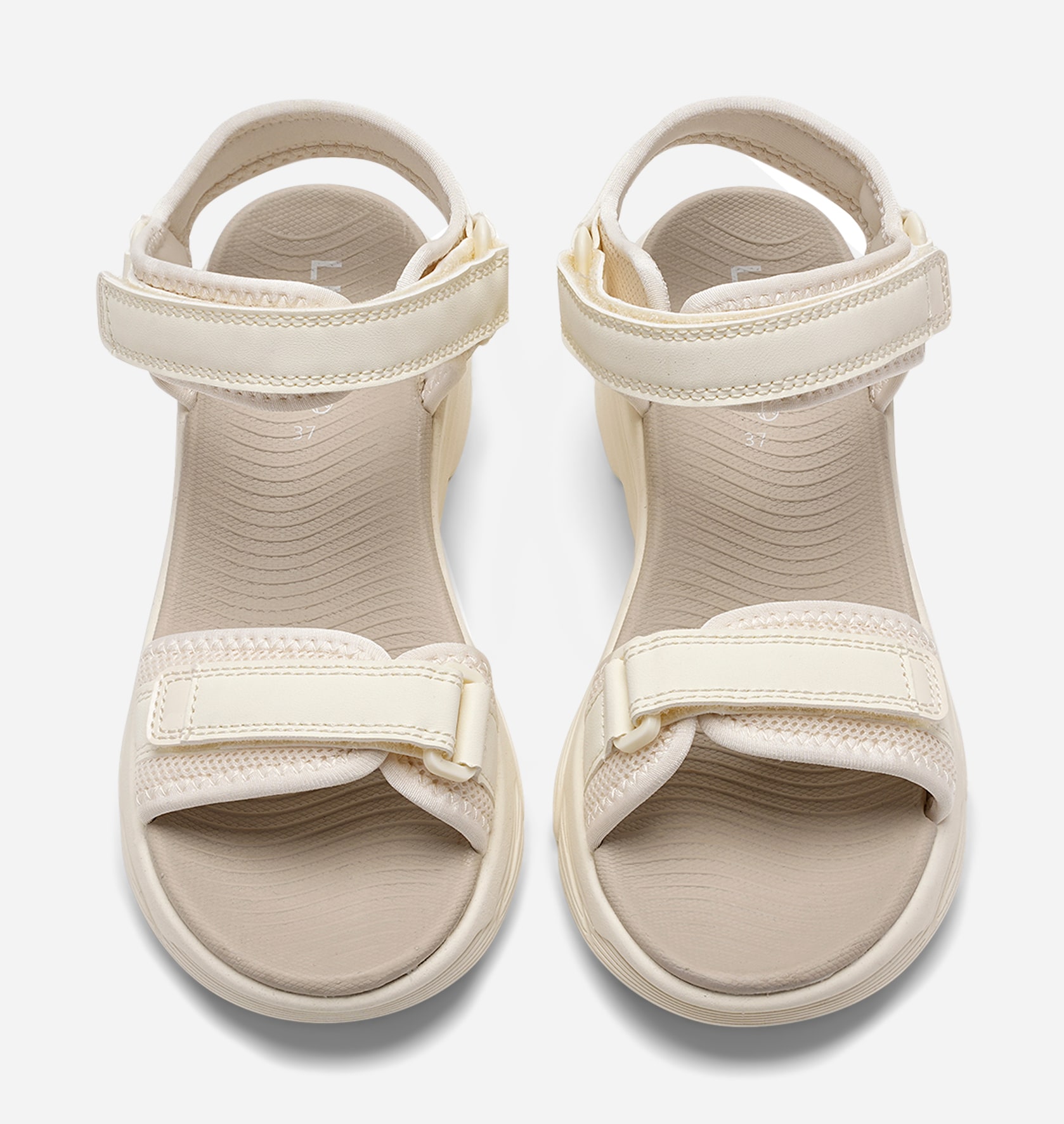 LINEAR, Sandaler med remmar Vita