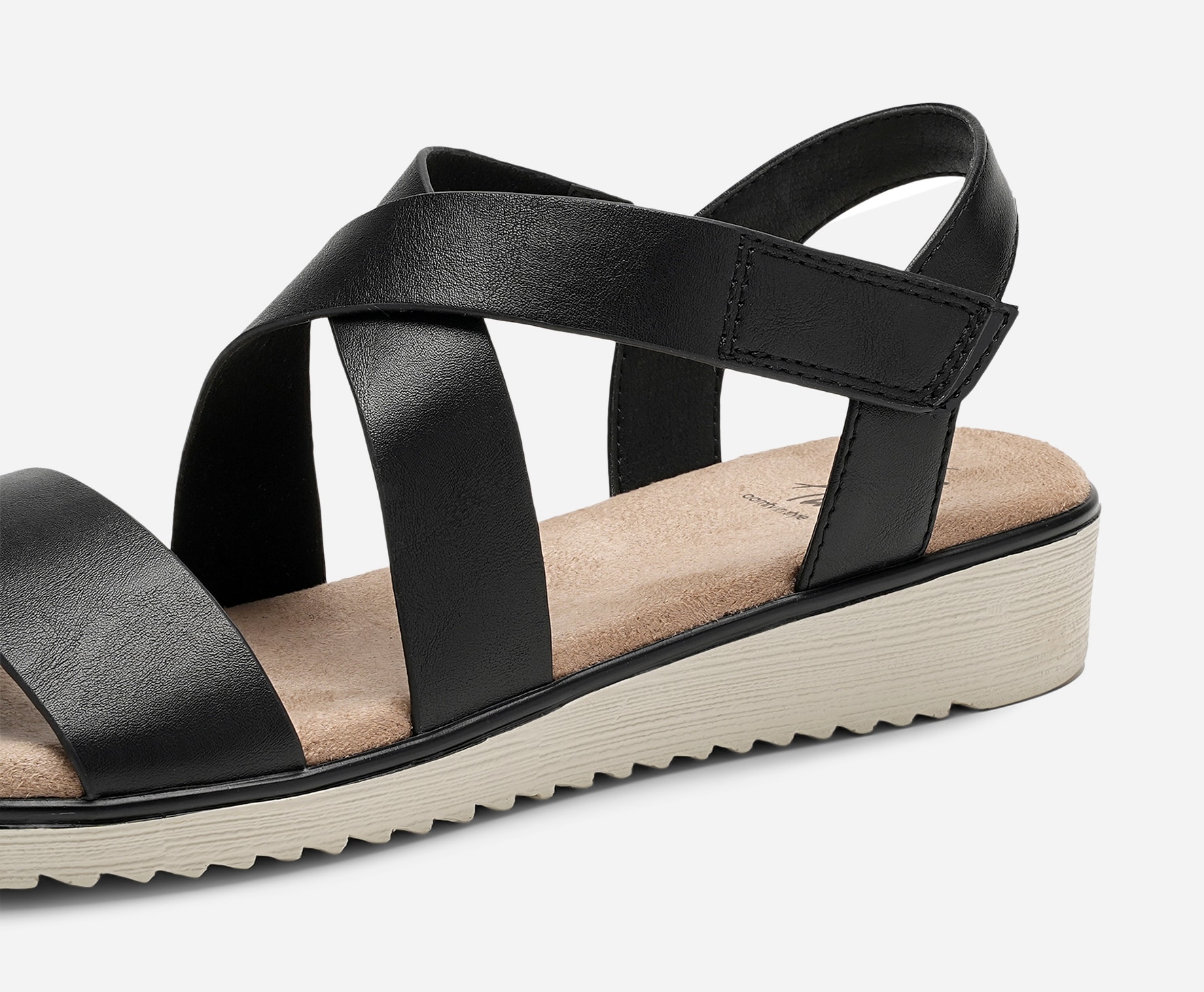 SO ALL, Sandaler med remmar Svarta