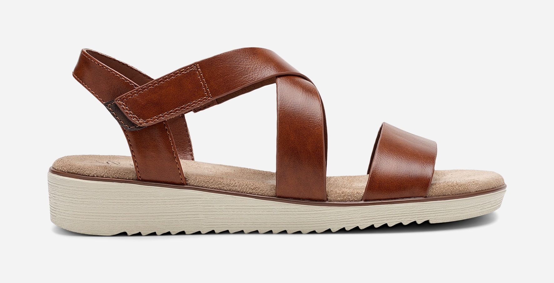 SO ALL, Sandaler med remmar Bruna