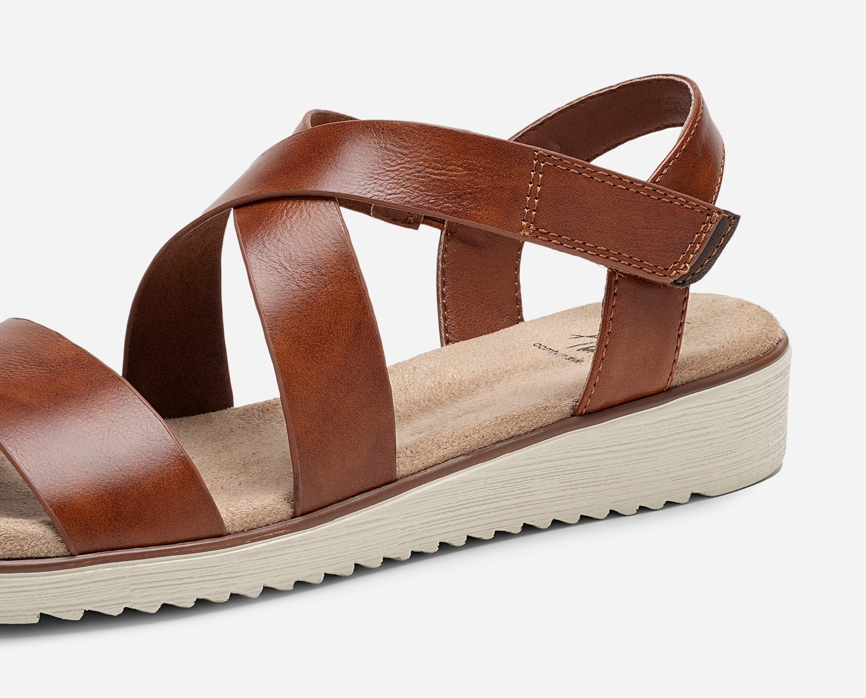 SO ALL, Sandaler med remmar Bruna