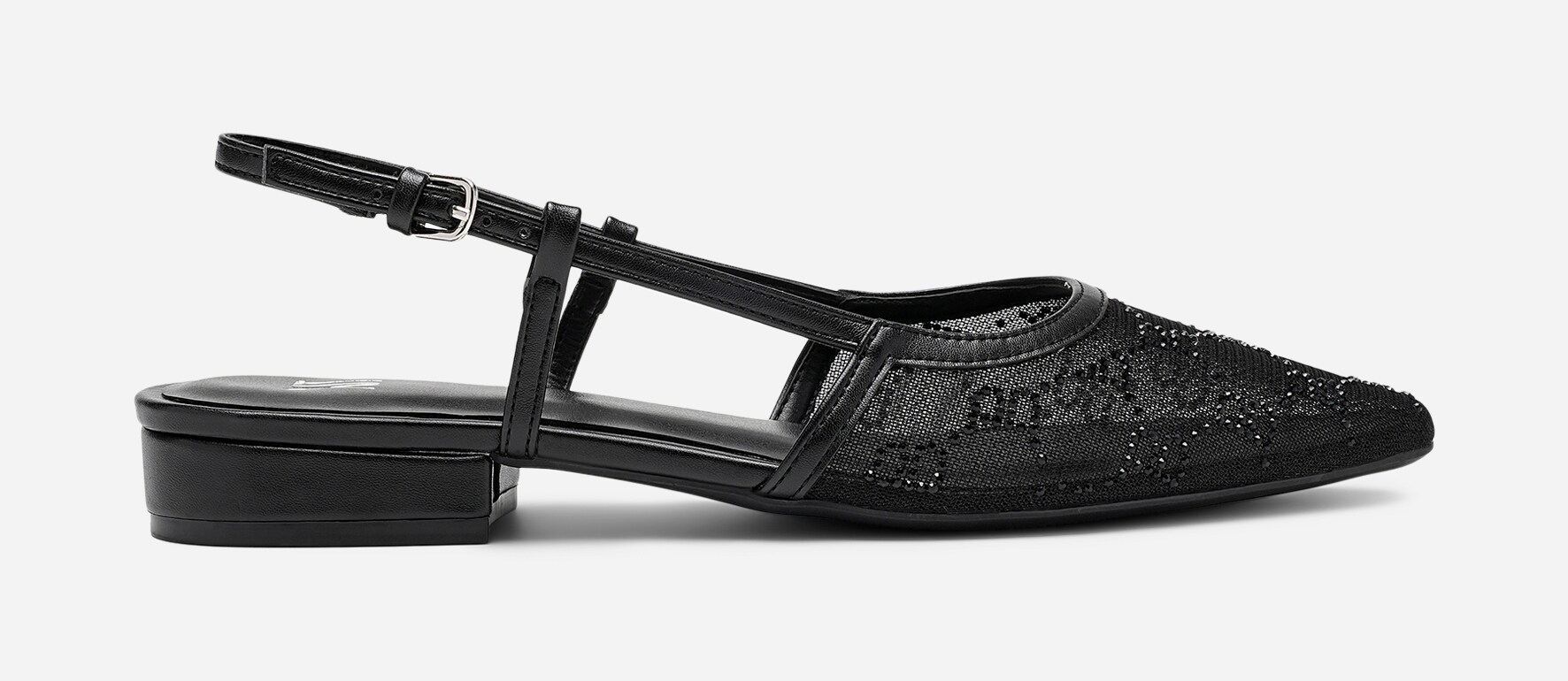 XIT, Ballerinaskor med slingback Svarta