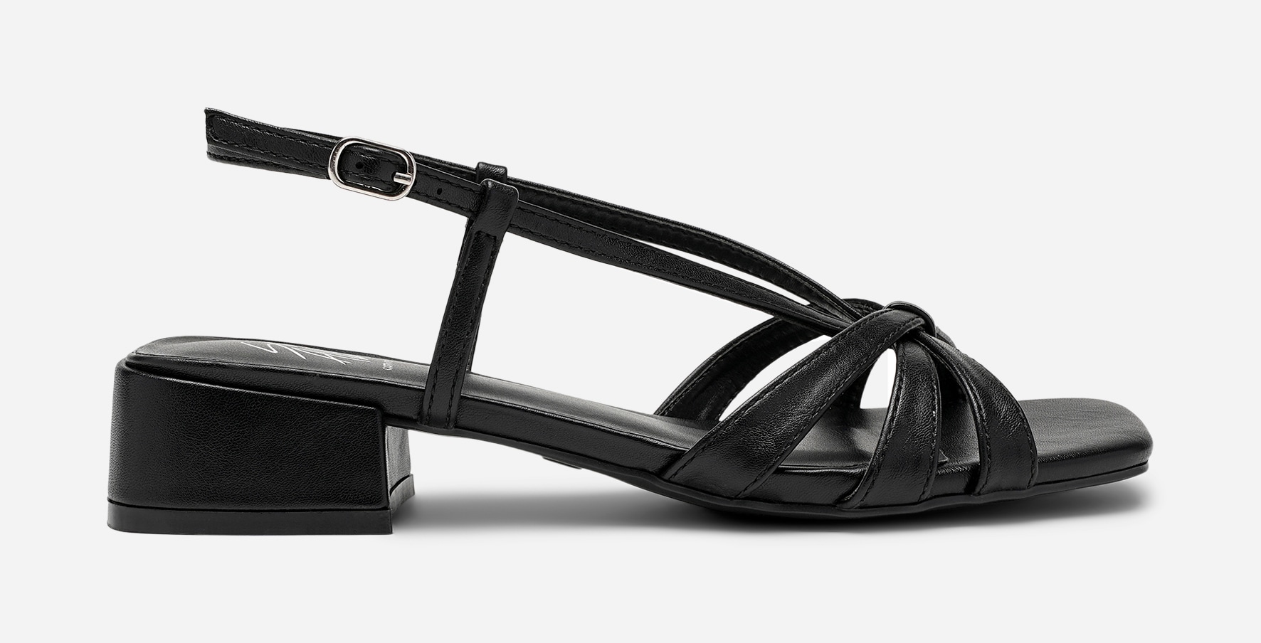 SO ALL, Sandaletter med remmar Svarta