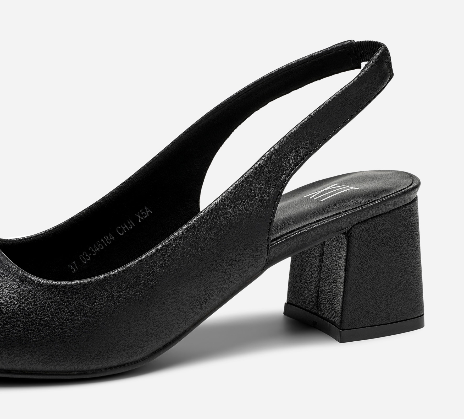 XIT, Pumps med slingback Svarta