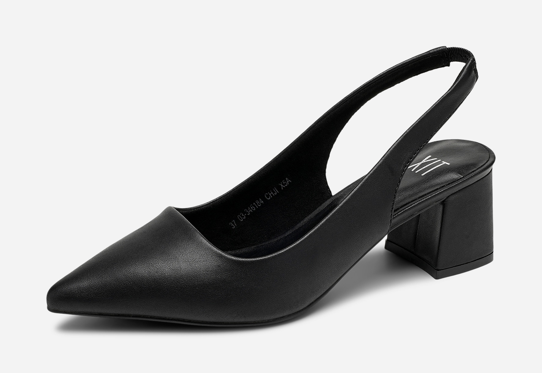 XIT, Pumps med slingback Svarta