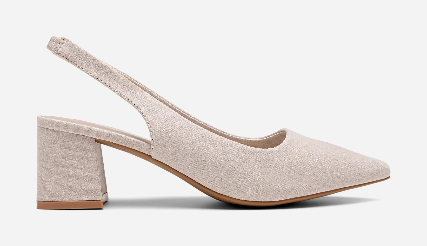 XIT, Pumps med slingback Beigea