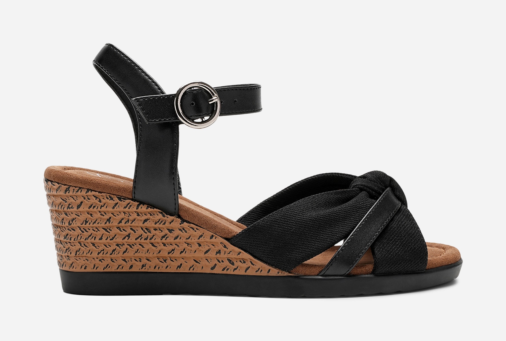 SO ALL, Sandaletter med remmar Svarta