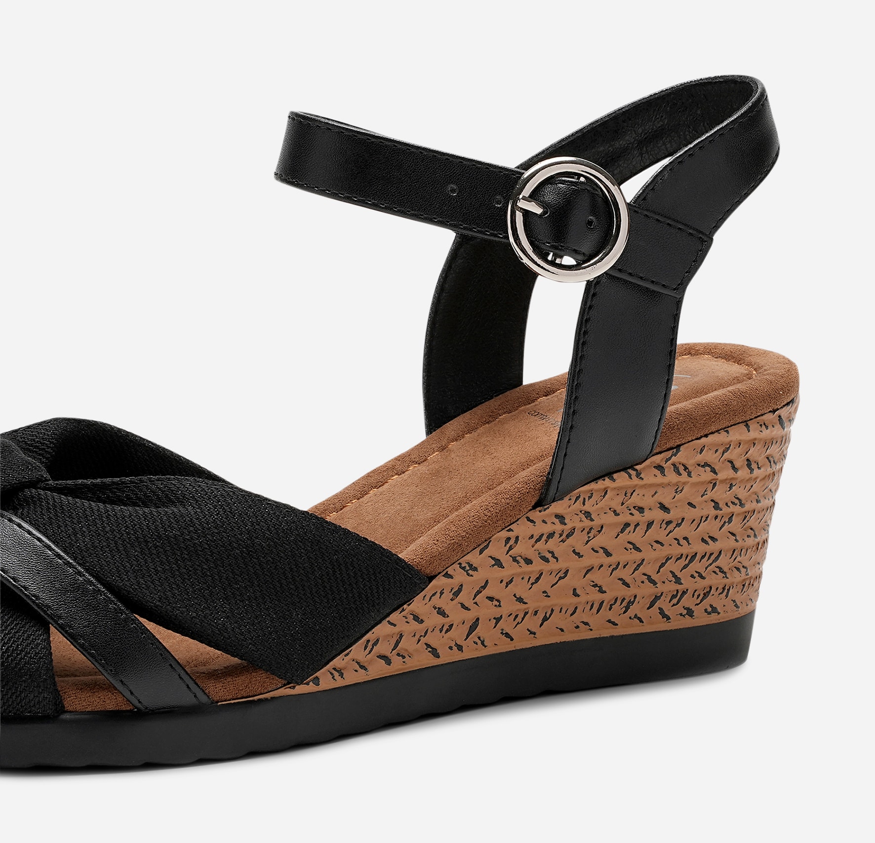 SO ALL, Sandaletter med remmar Svarta