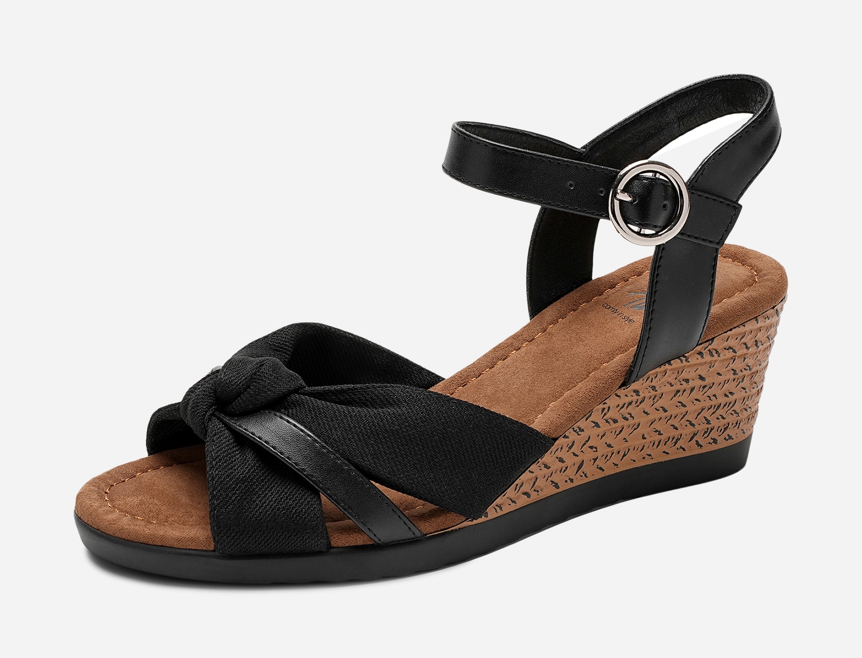 SO ALL, Sandaletter med remmar Svarta