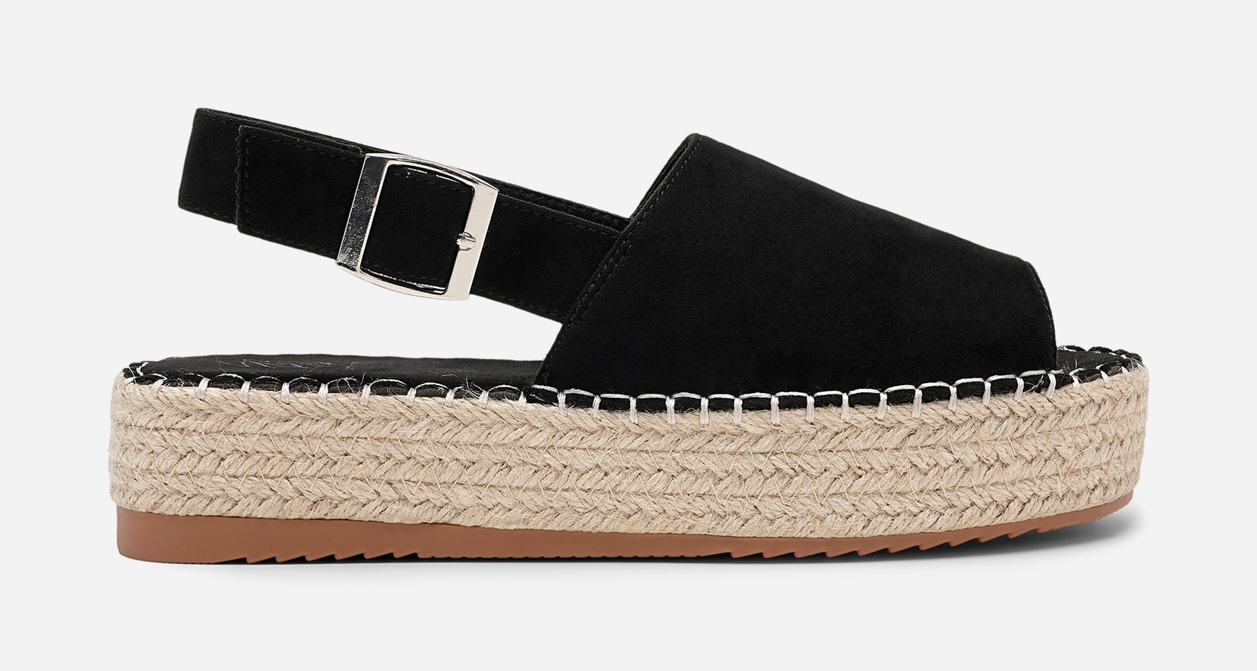 SO ALL, Sandaler med repsula Svarta