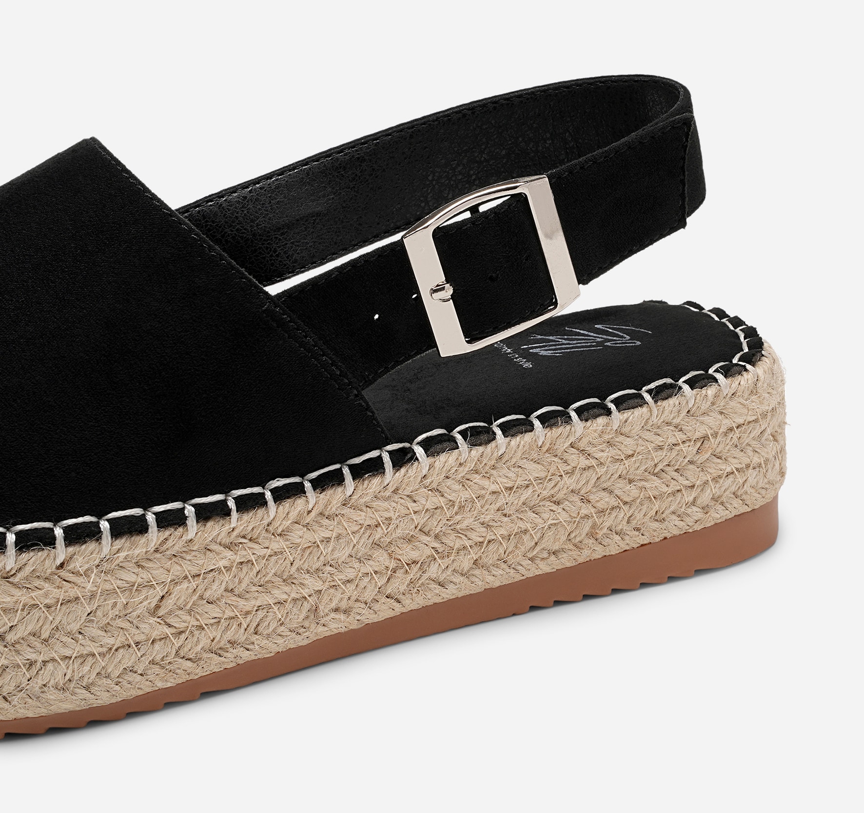 SO ALL, Sandaler med repsula Svarta