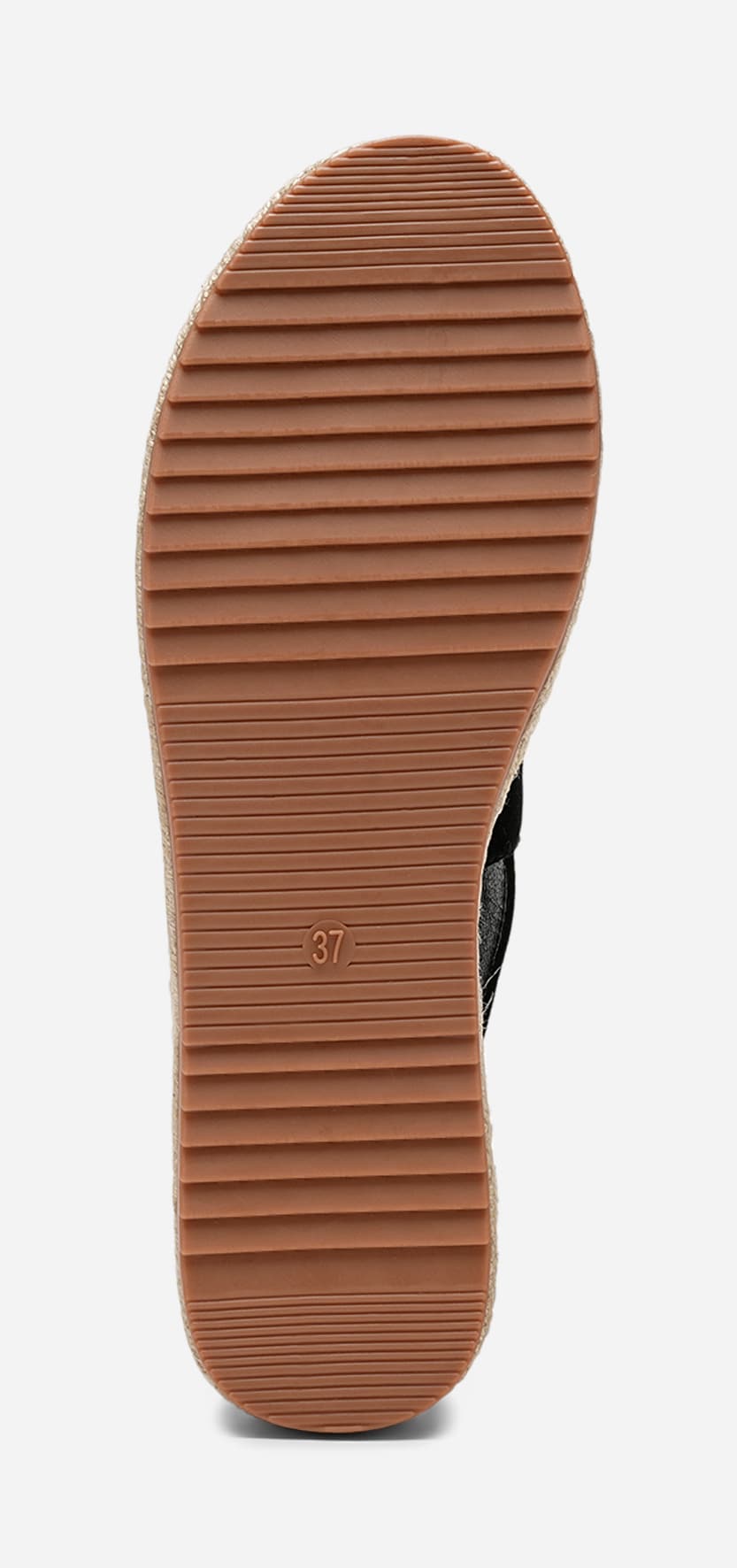 SO ALL, Sandaler med repsula Svarta