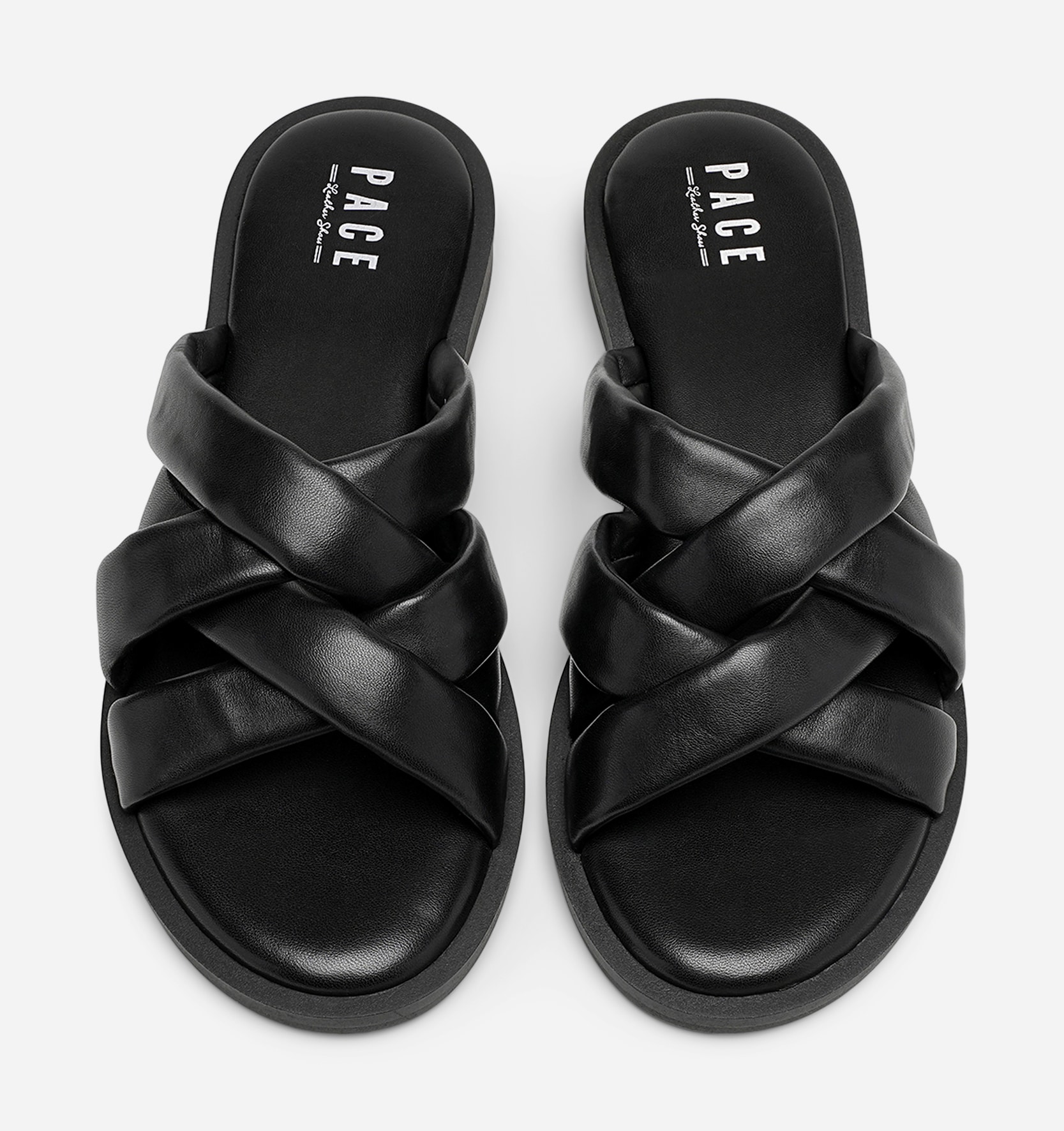 PACE, Sandaler med remmar Svarta