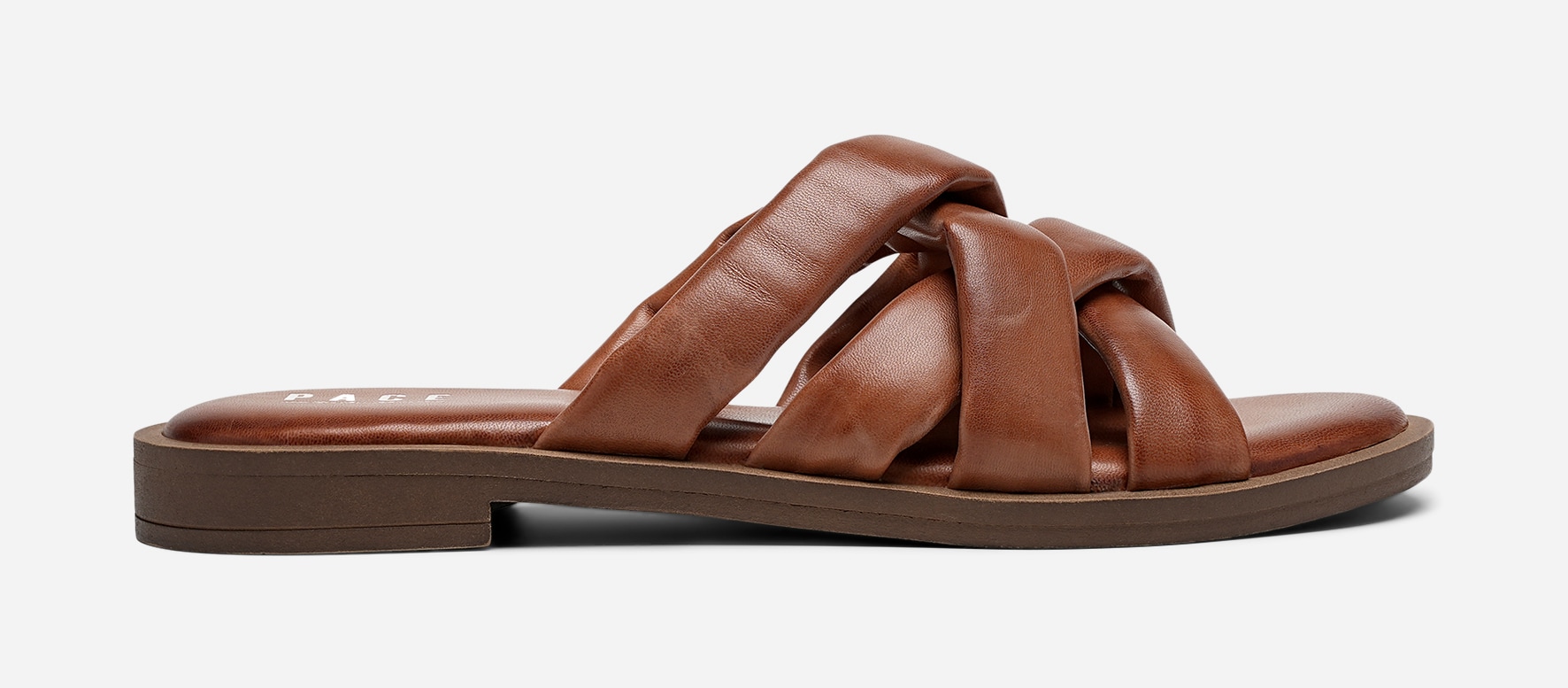 PACE, Sandaler med remmar Bruna