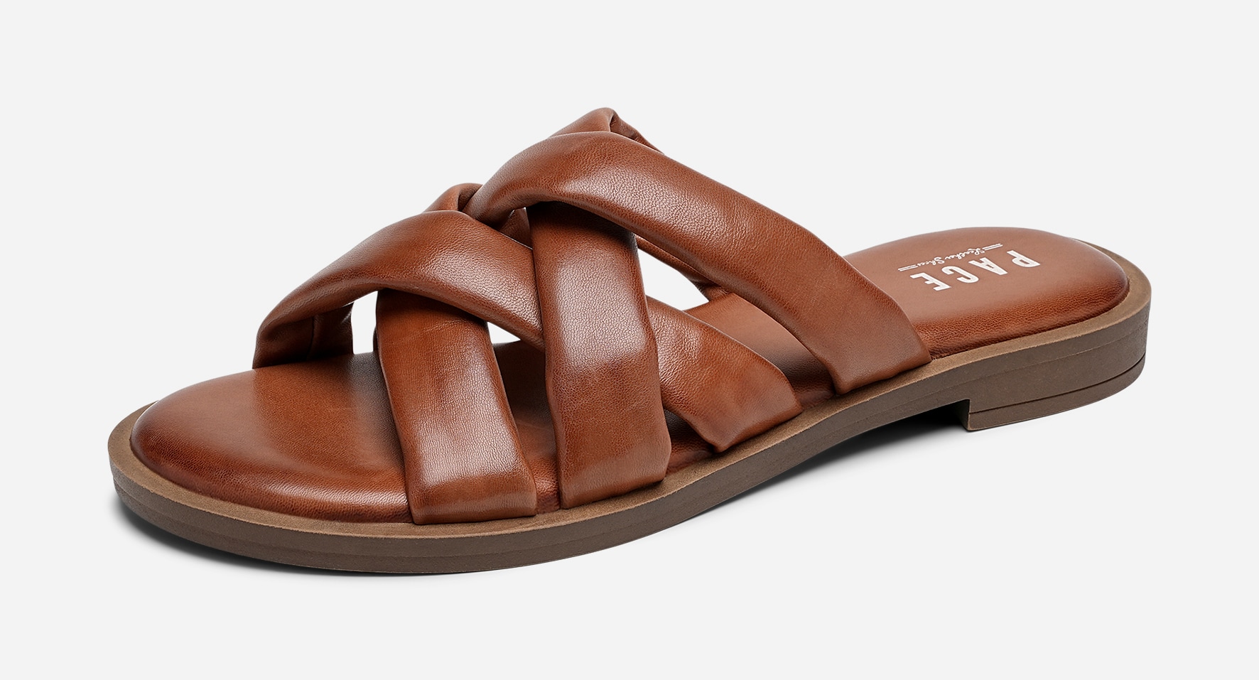 PACE, Sandaler med remmar Bruna
