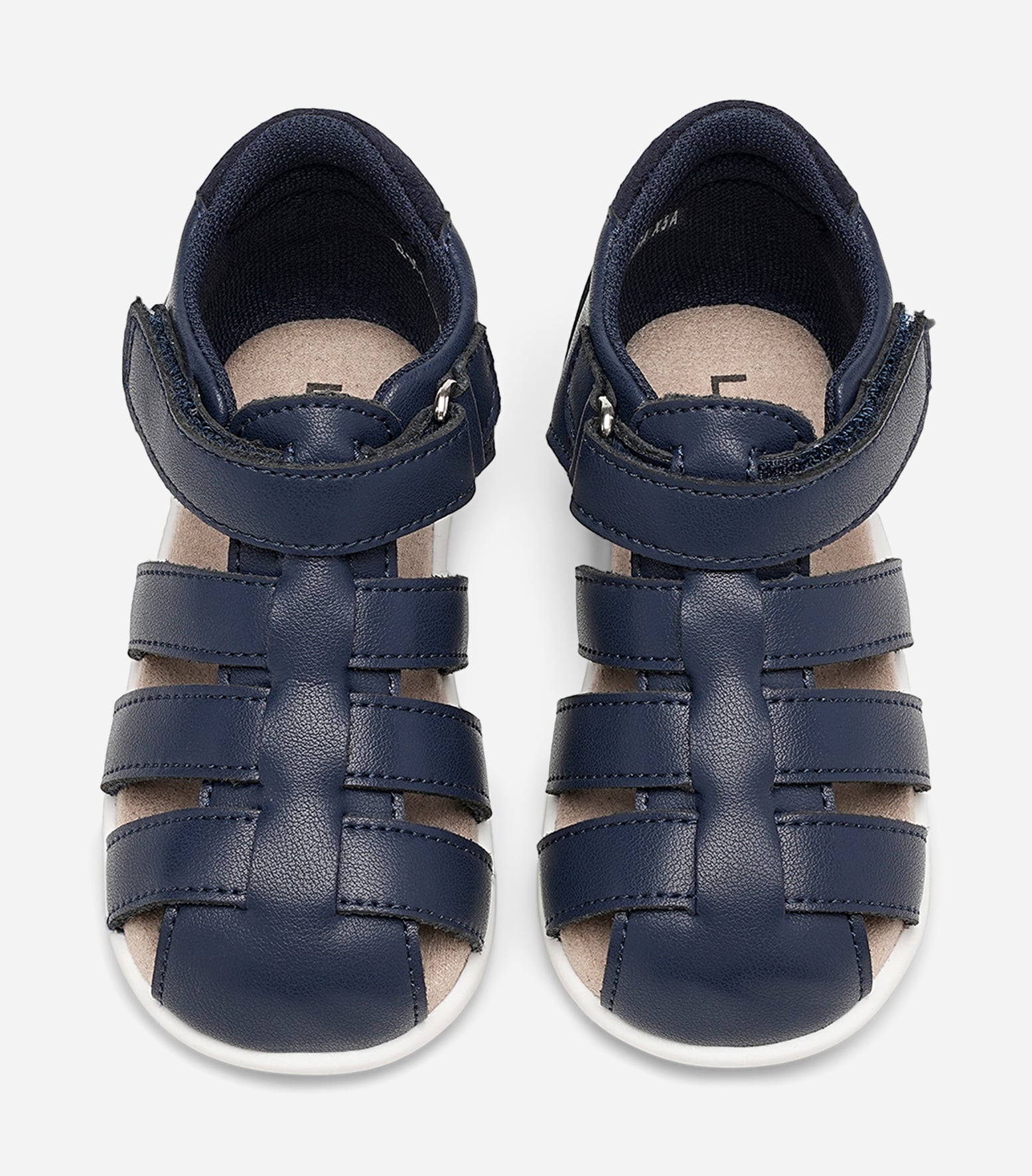 DINSKO, Lära-gå- sandaler Blåa