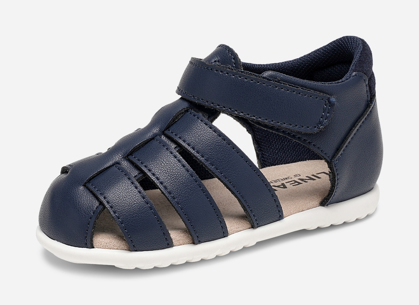 DINSKO, Lära-gå- sandaler Blåa