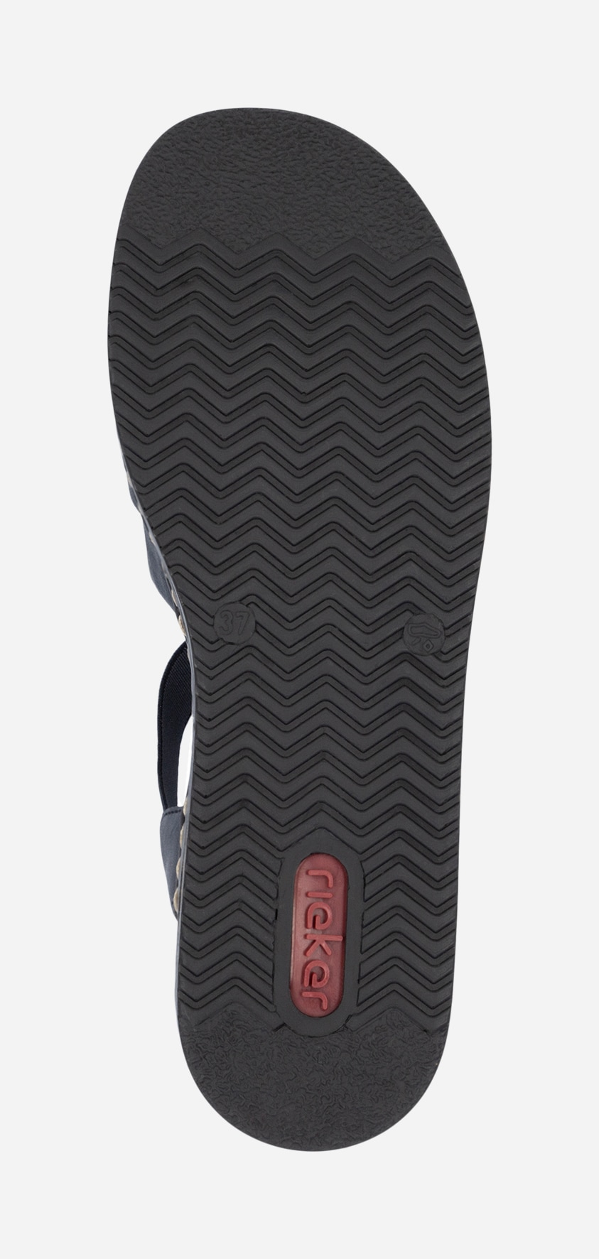 RIEKER, Sandaletter med remmar Blåa