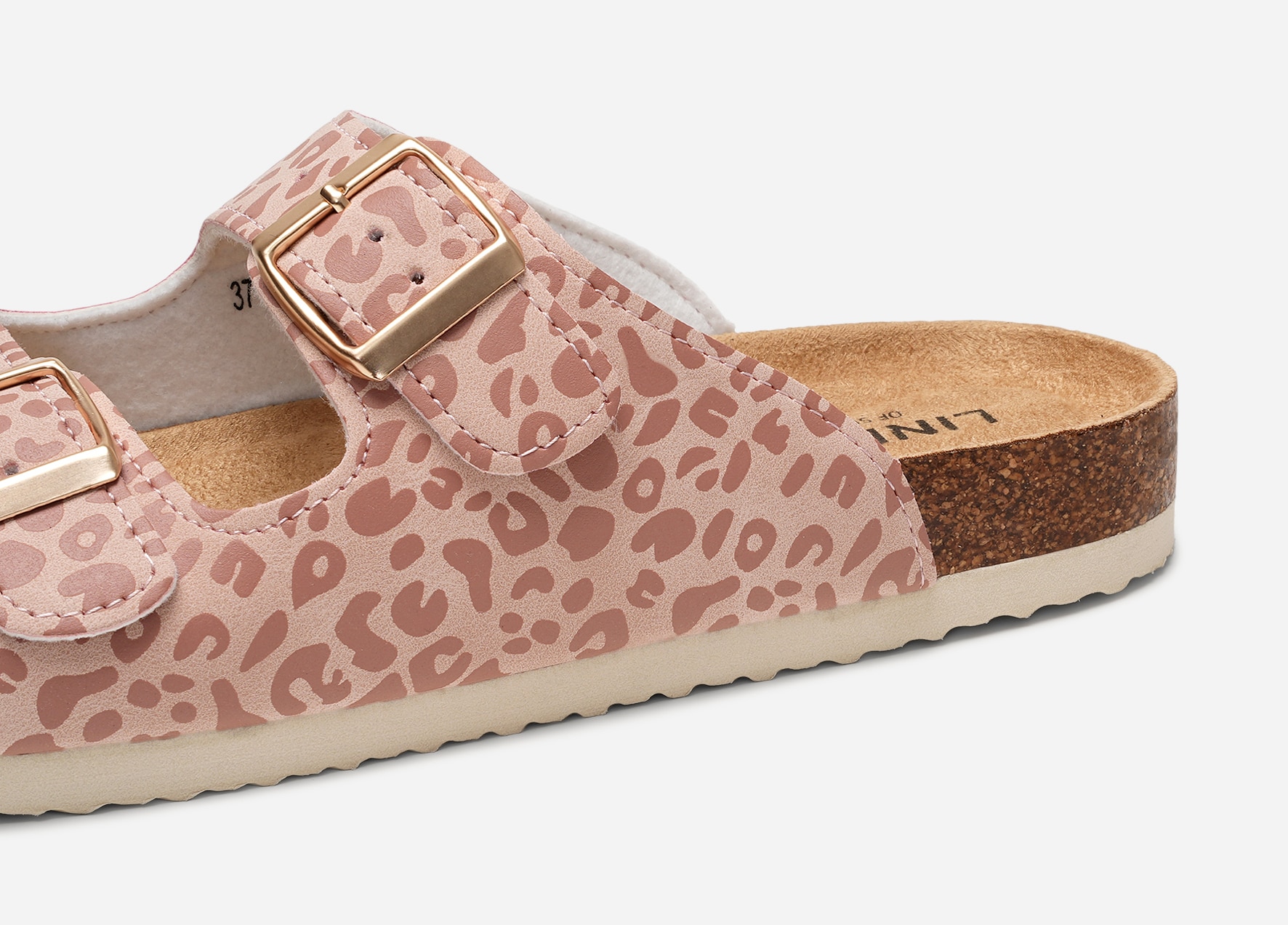 LINEAR, Sandaler med spänne Rosa