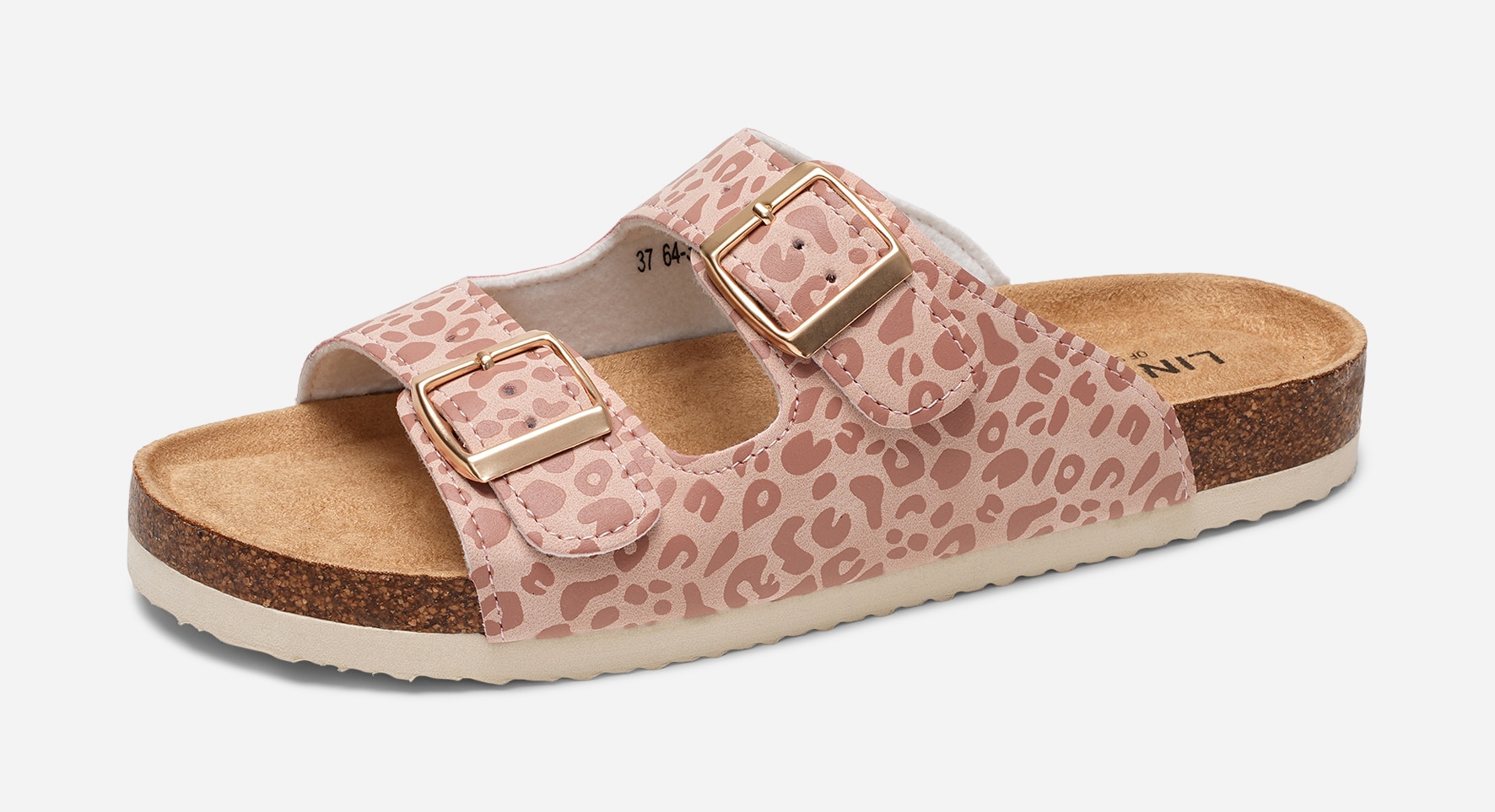 LINEAR, Sandaler med spänne Rosa