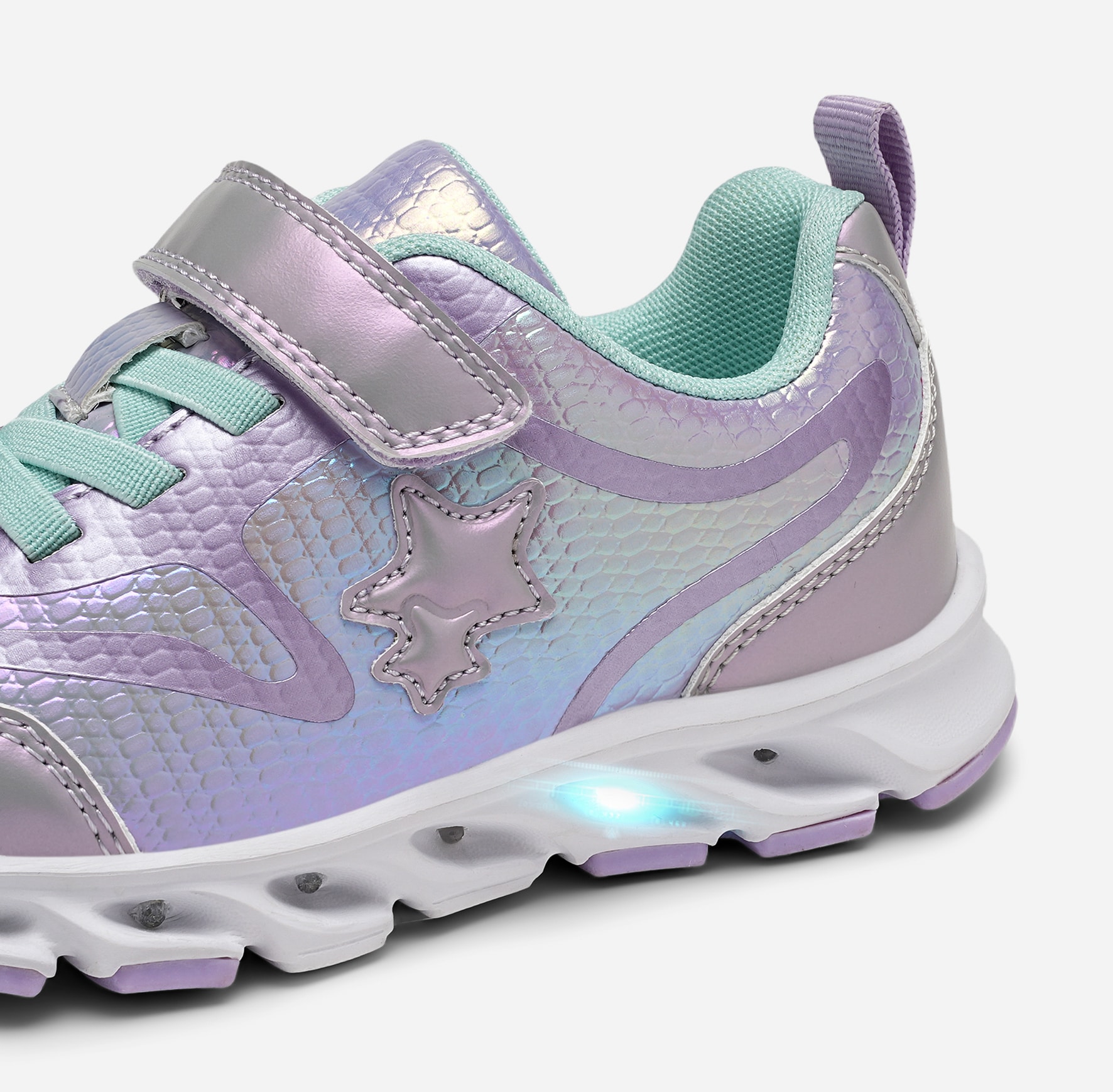 DINSKO, Blinkande sneakers Lila