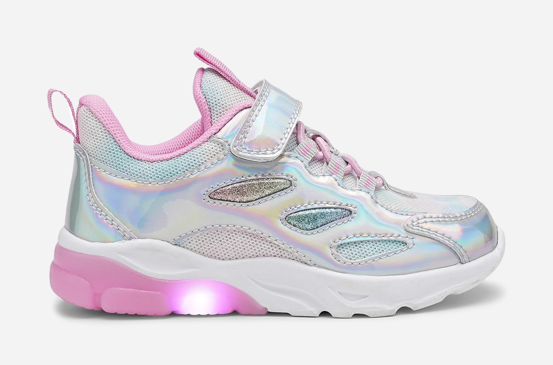 DINSKO, Blinkande sneakers Metallfärgade