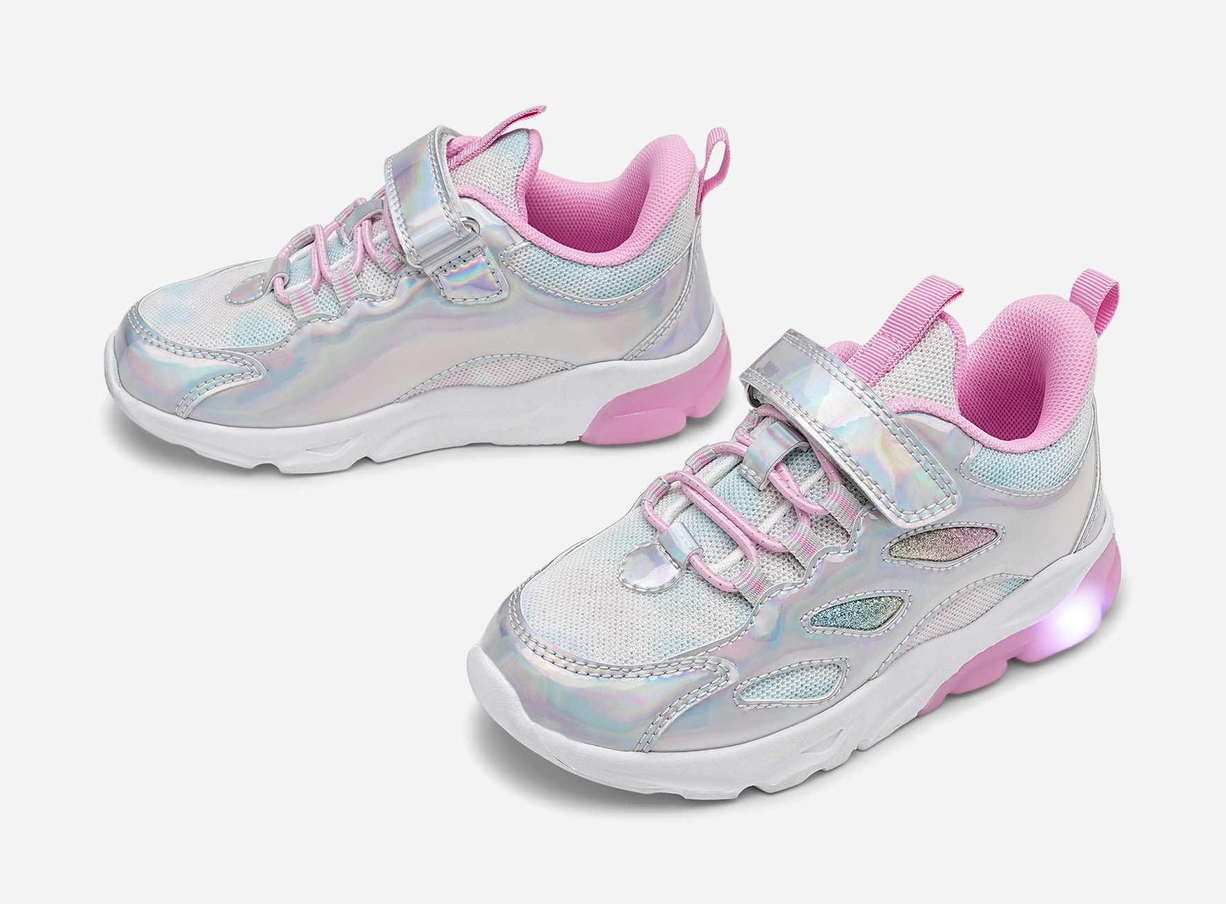 DINSKO, Blinkande sneakers Metallfärgade