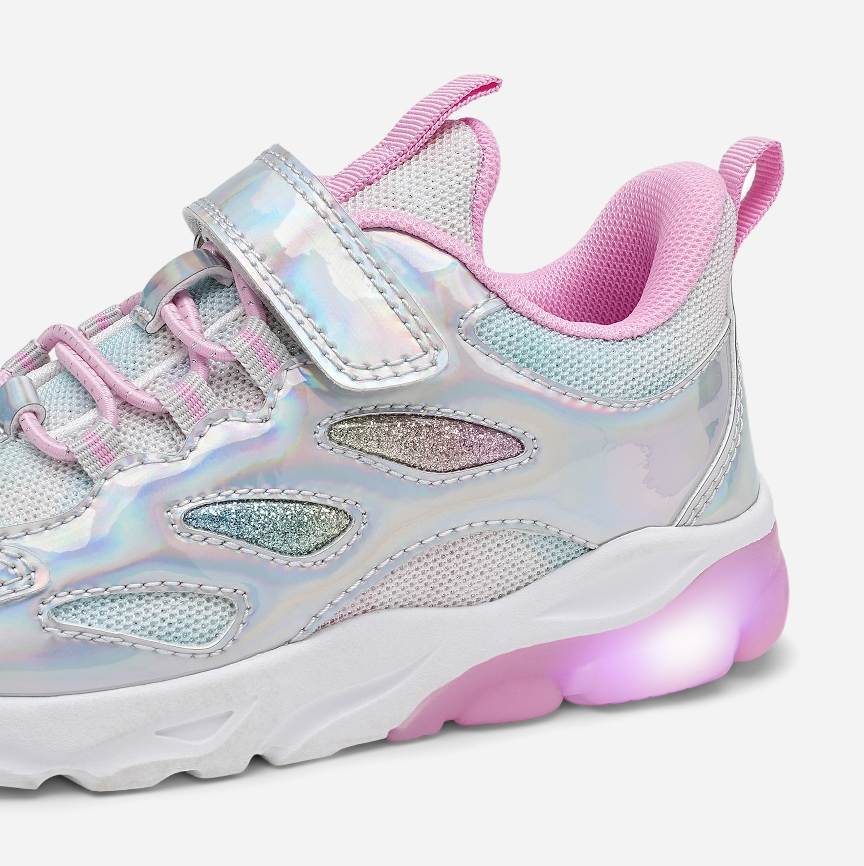 DINSKO, Blinkande sneakers Metallfärgade