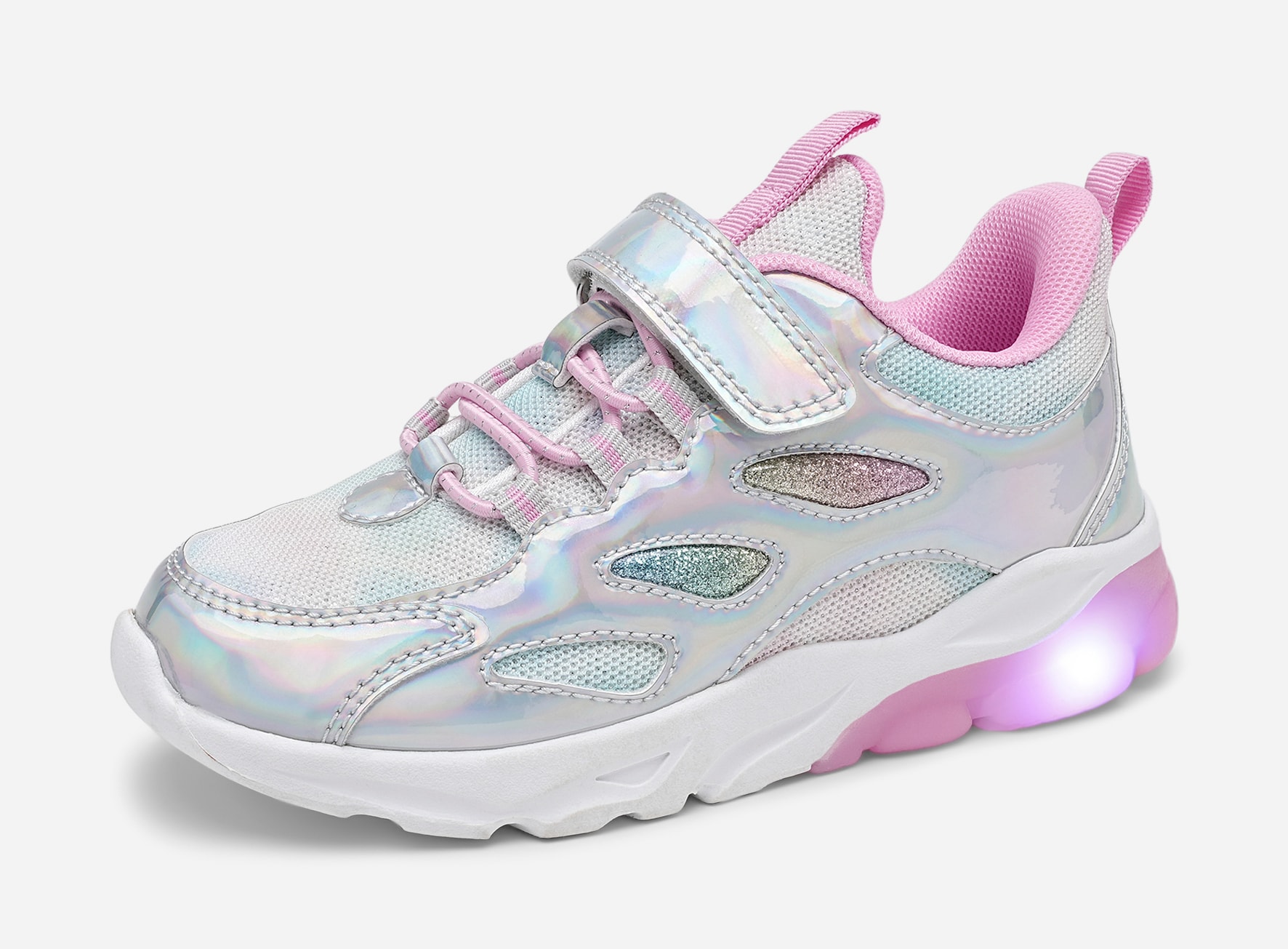 DINSKO, Blinkande sneakers Metallfärgade