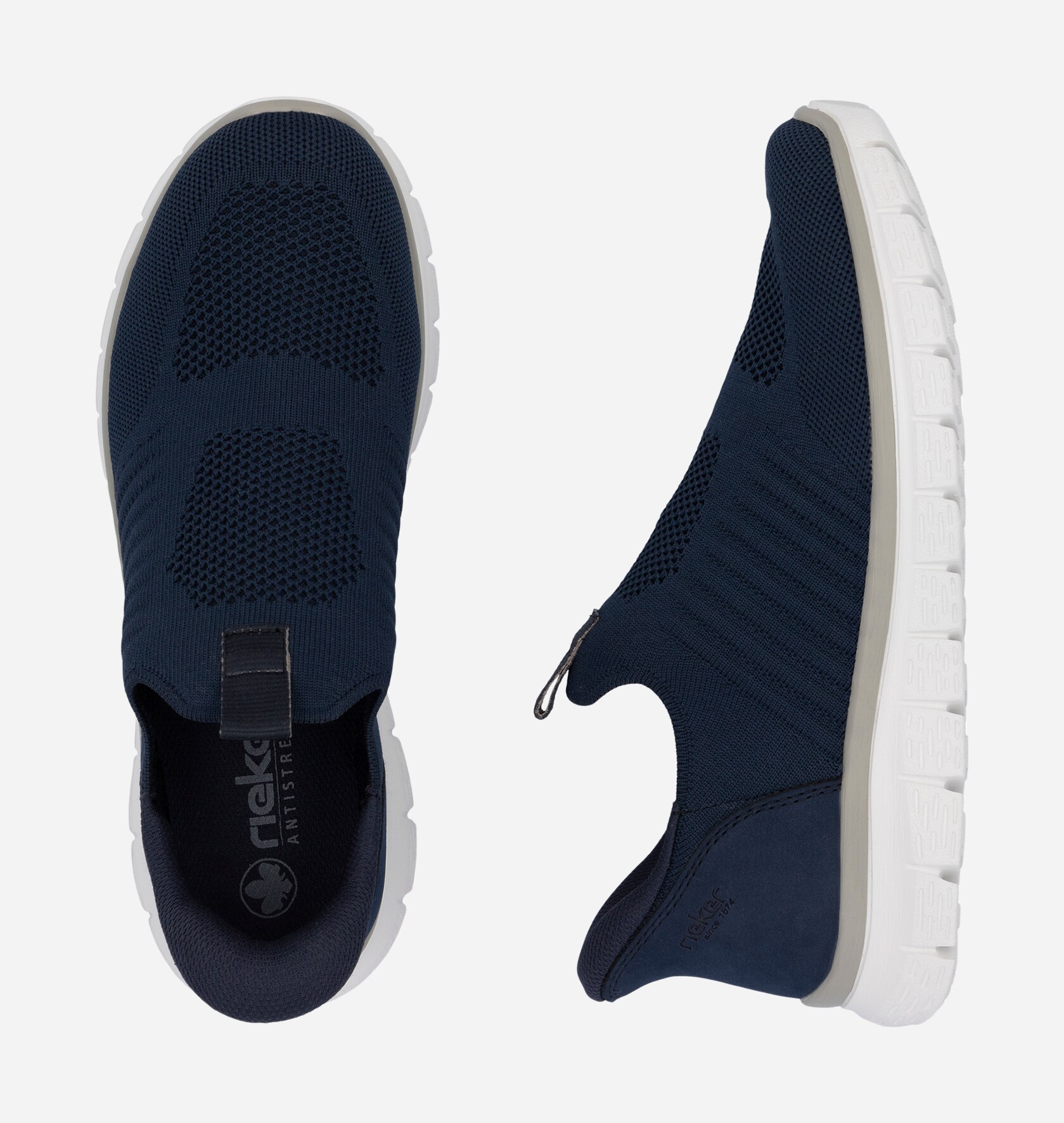 RIEKER, Step-in sneakers Blåa