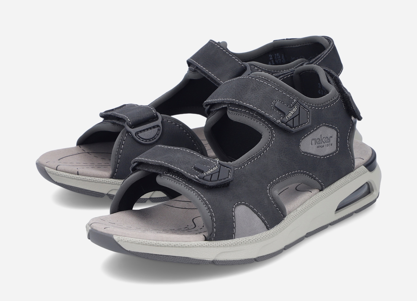 RIEKER, Sandaler Svarta