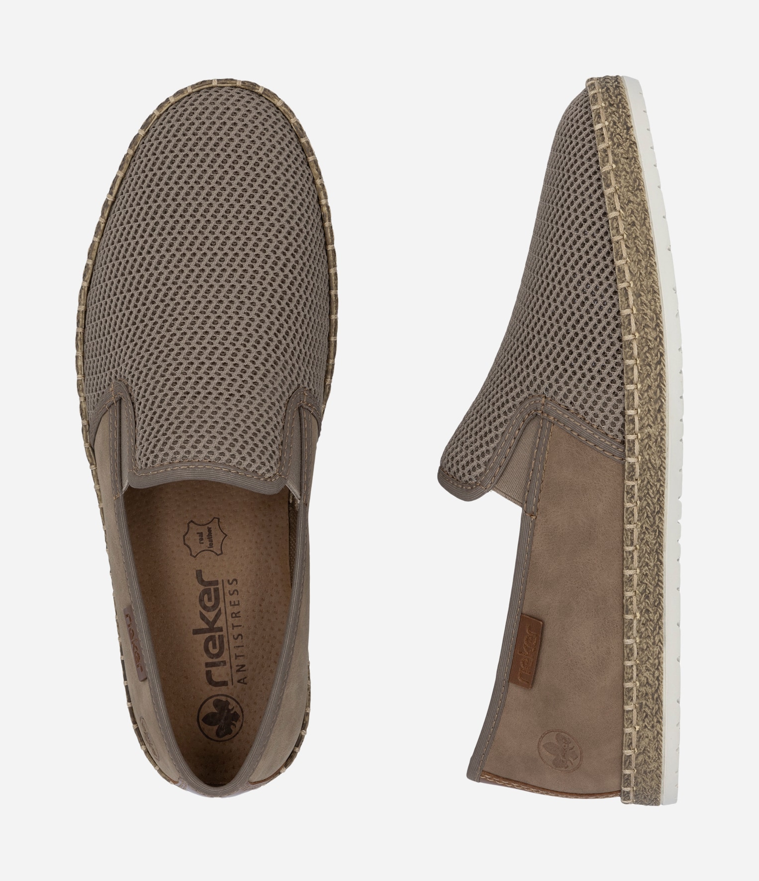 RIEKER, Tygskor Gråa