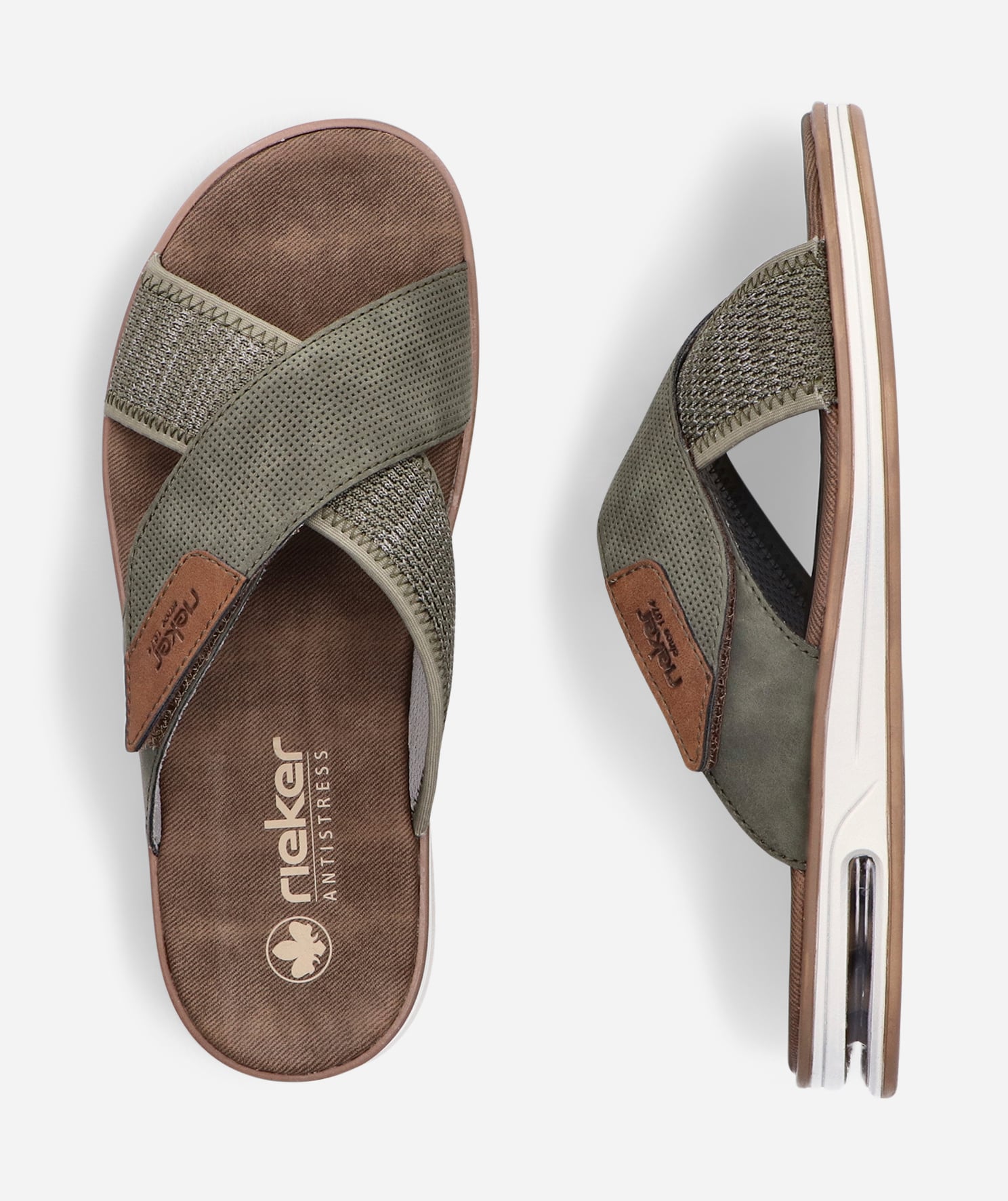 RIEKER, Sandaler Gröna