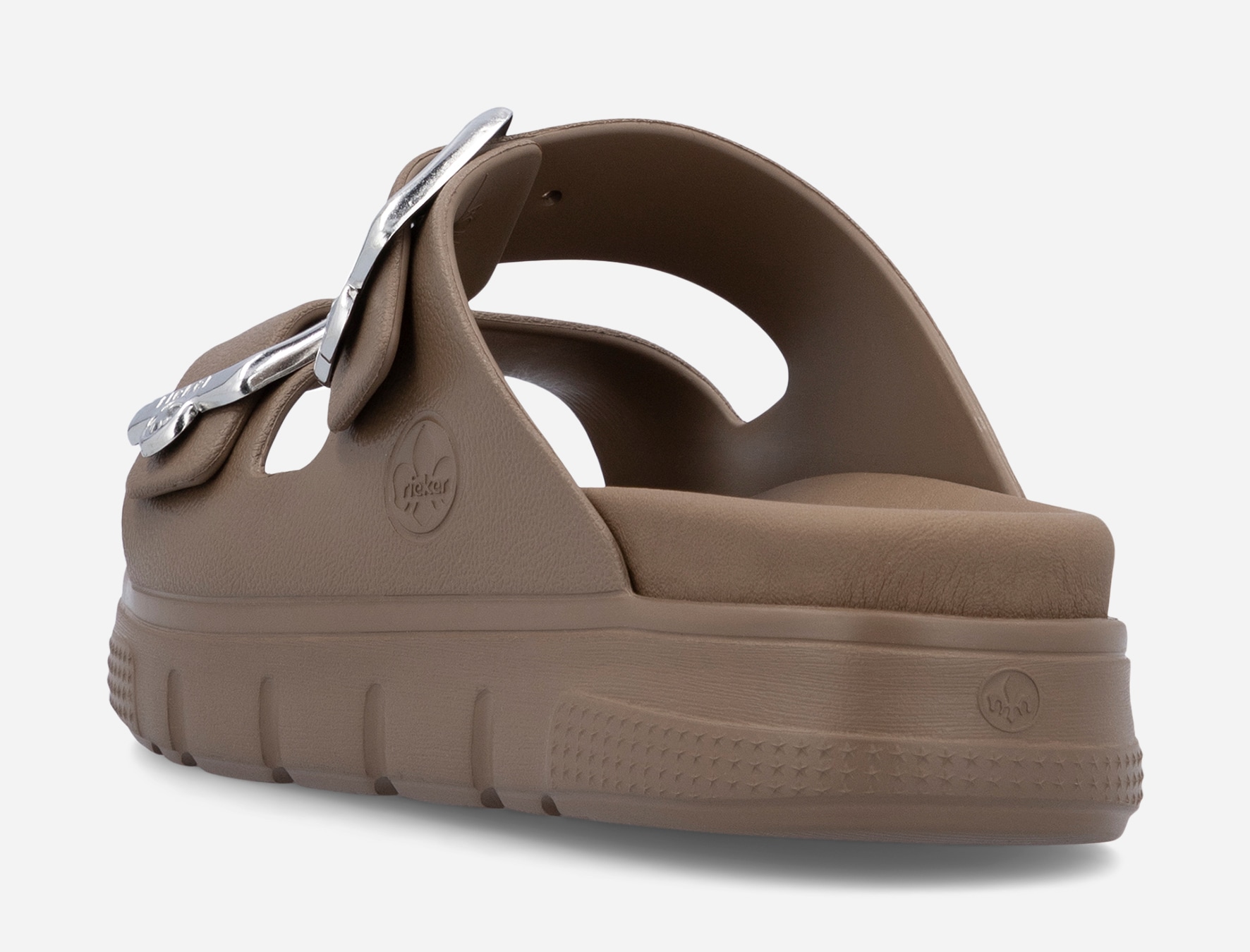 RIEKER, Sandaler med remmar Bruna
