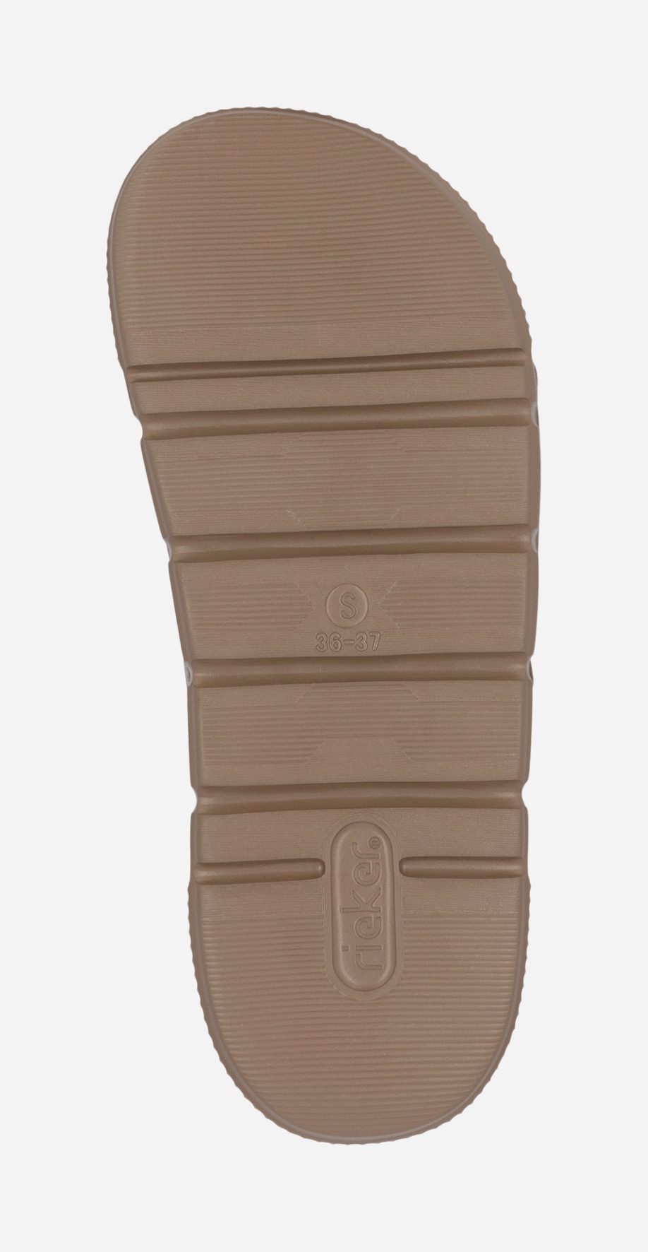RIEKER, Sandaler med remmar Bruna