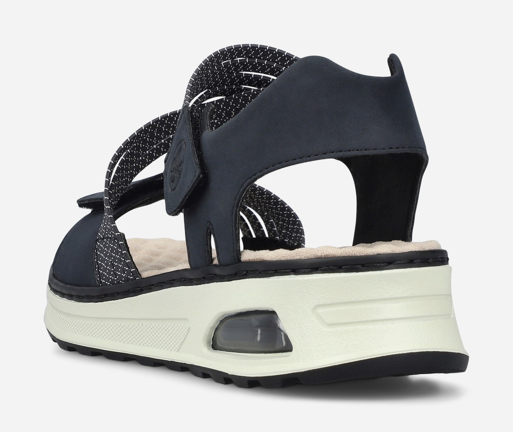 RIEKER, Sandaler med remmar Blåa