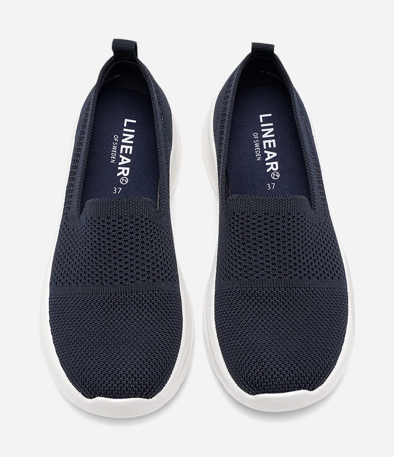LINEAR, Slip-on sneakers Blåa