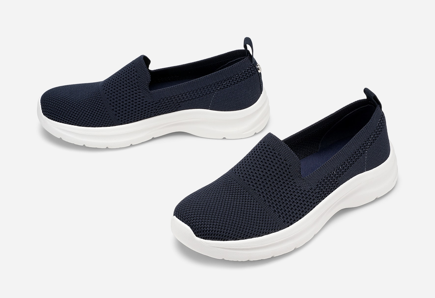 LINEAR, Slip-on sneakers Blåa