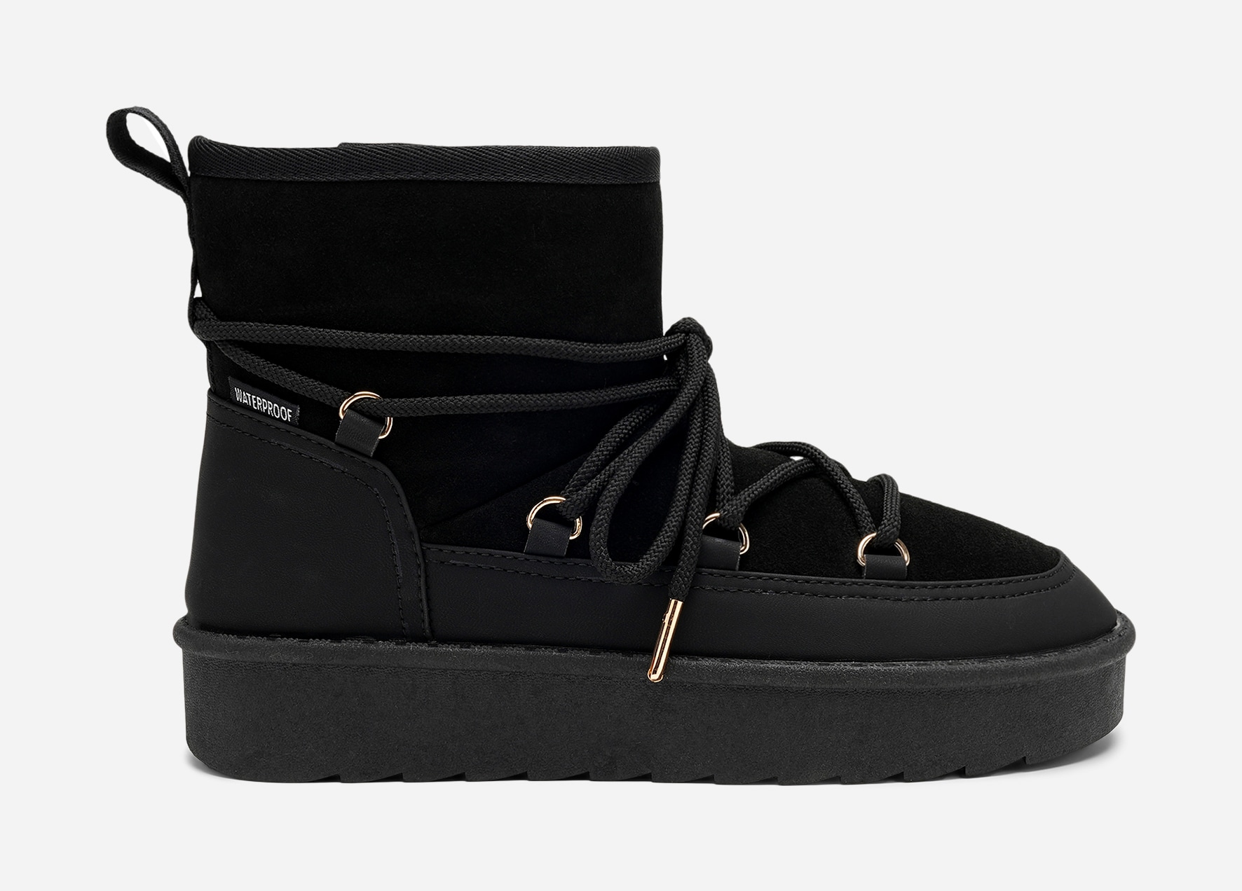 LINEAR, Varmfodrade boots, waterproof Svarta