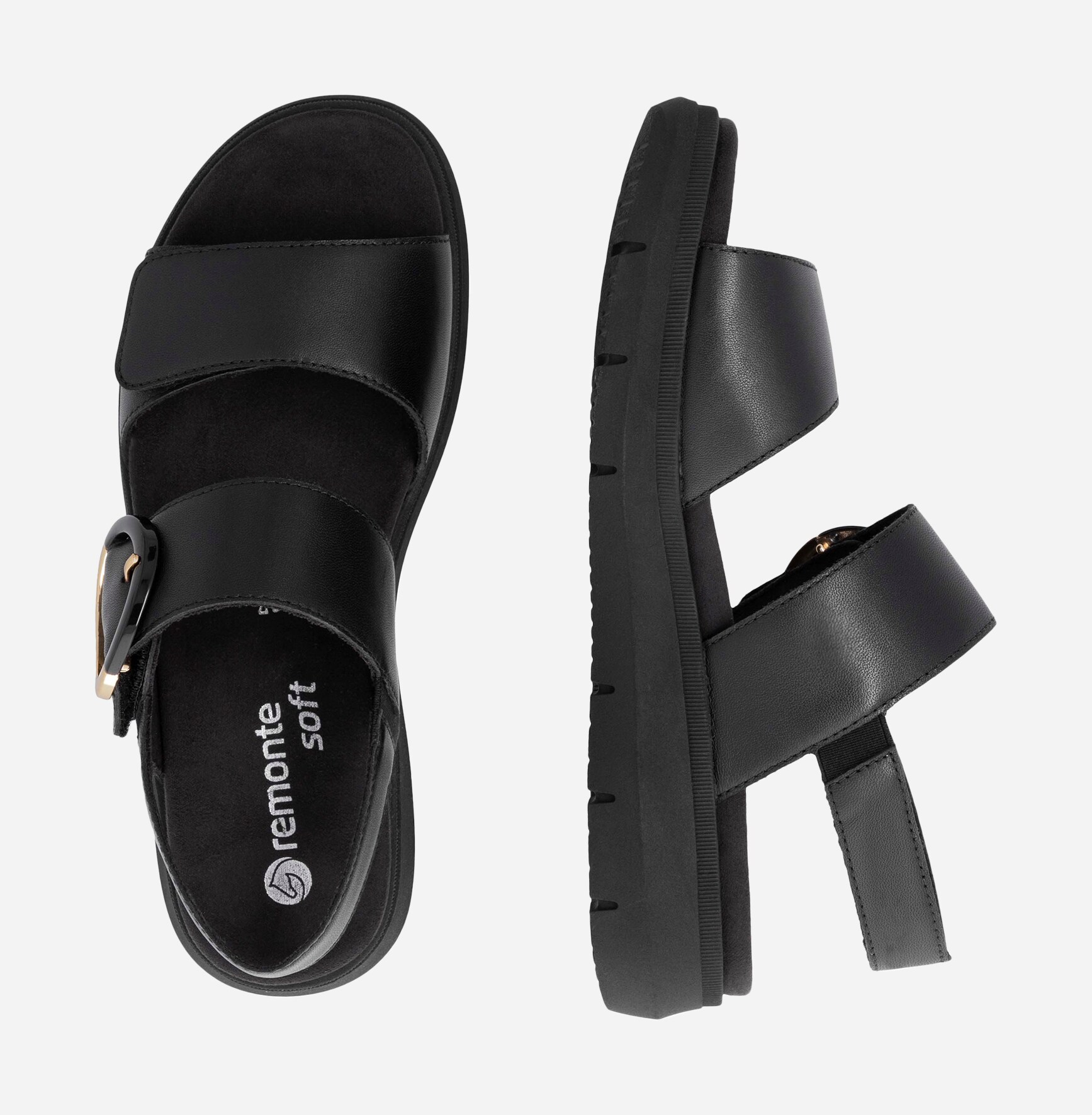 REMONTE, Sandaler Svarta