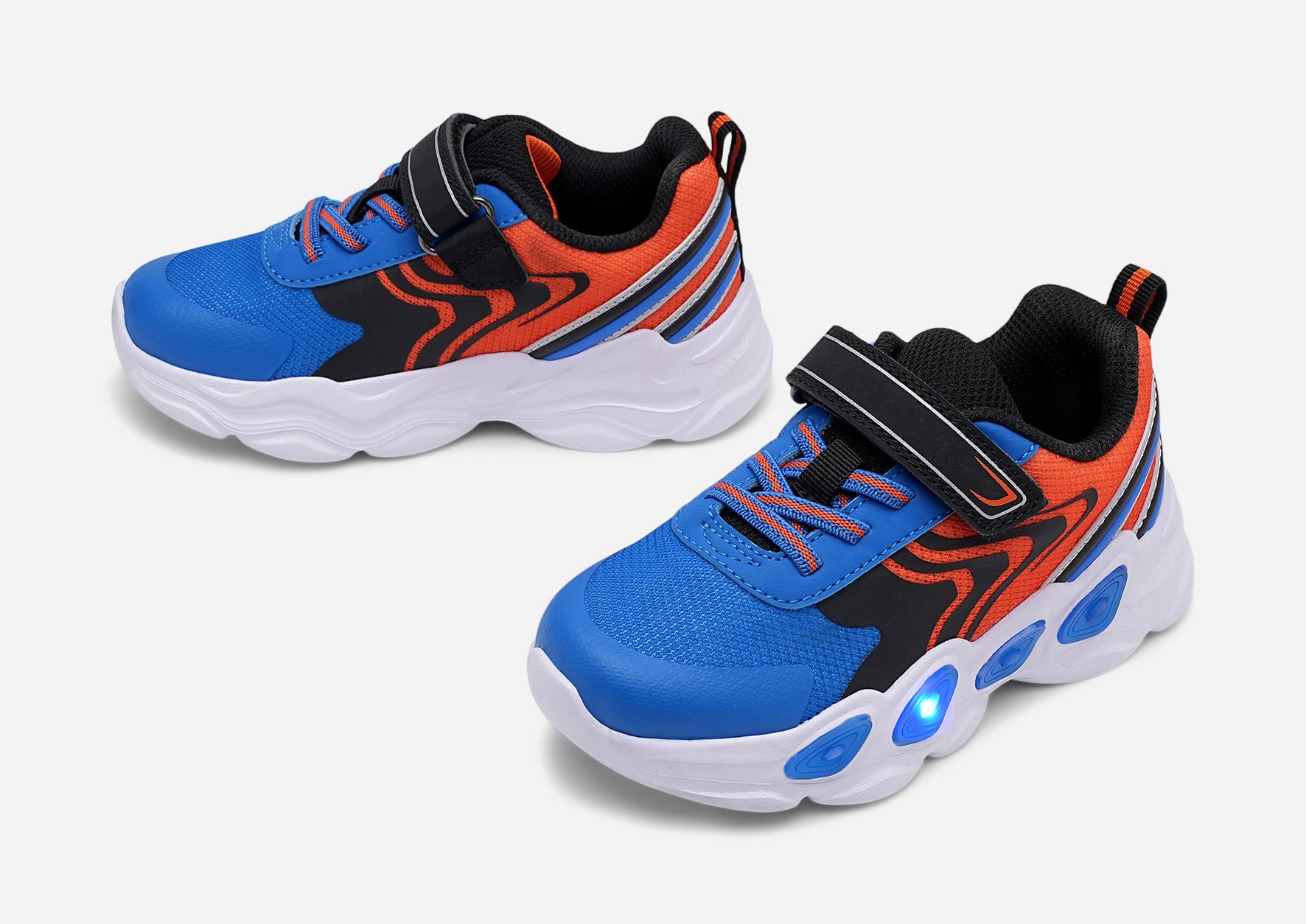 DINSKO, Blinkande sneakers Blåa