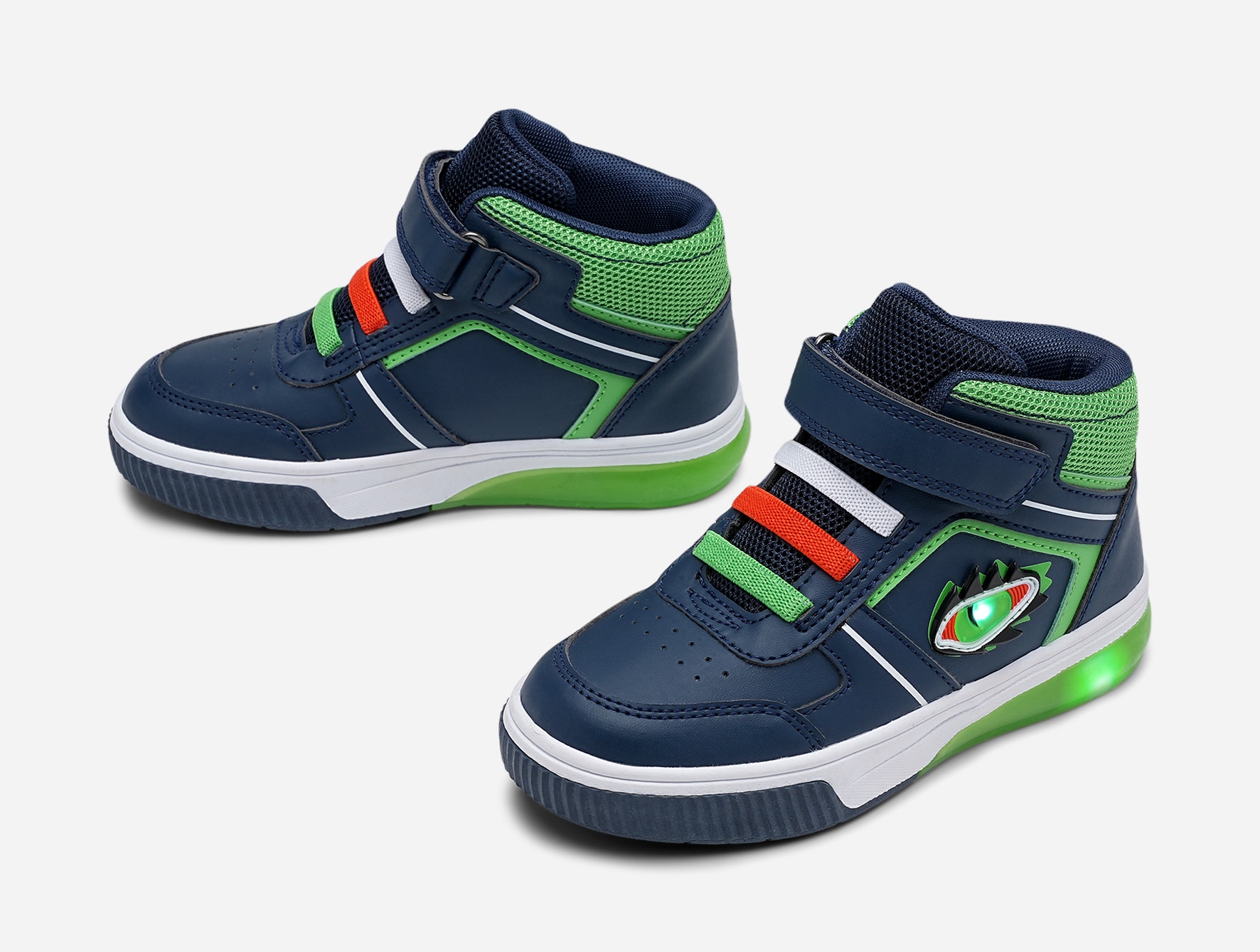 DINSKO, Blinkande höga sneakers Flerfärgade